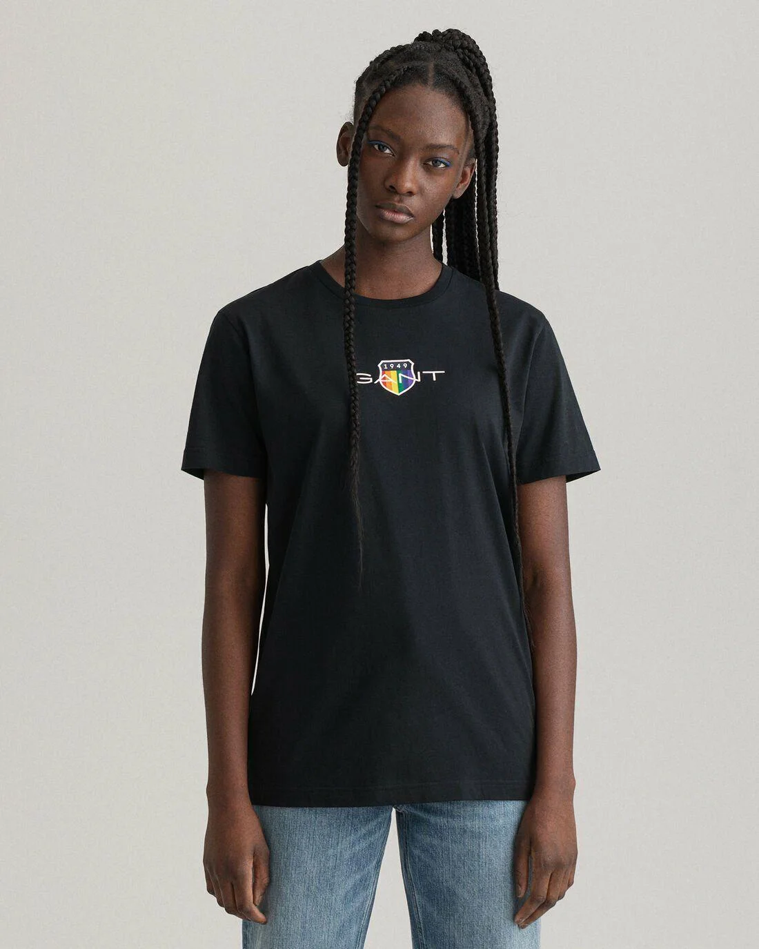 T-Shirts | Mens GANT Pride T-Shirt Black