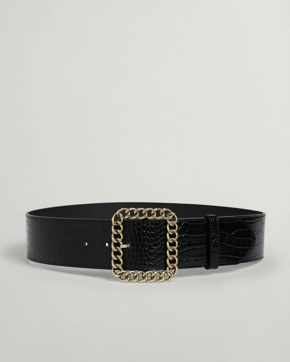 Belts | Womens GANT Chain Buckle Waist Belt Black