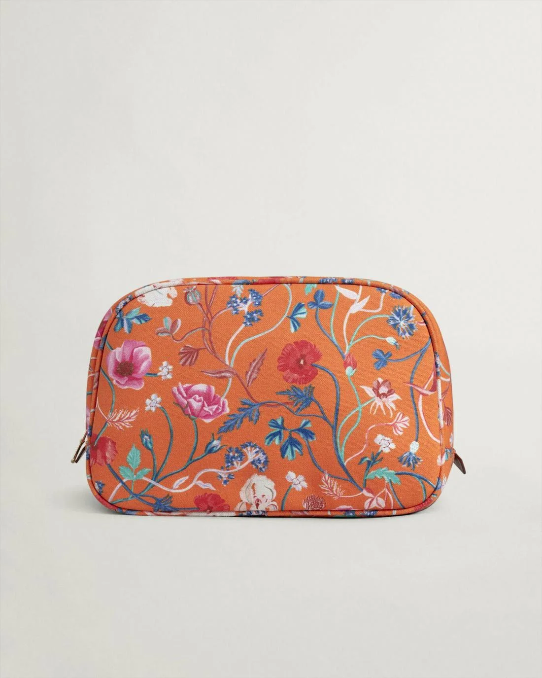 Bags | Womens GANT Wild Floral Print Wash Bag Russet Orange