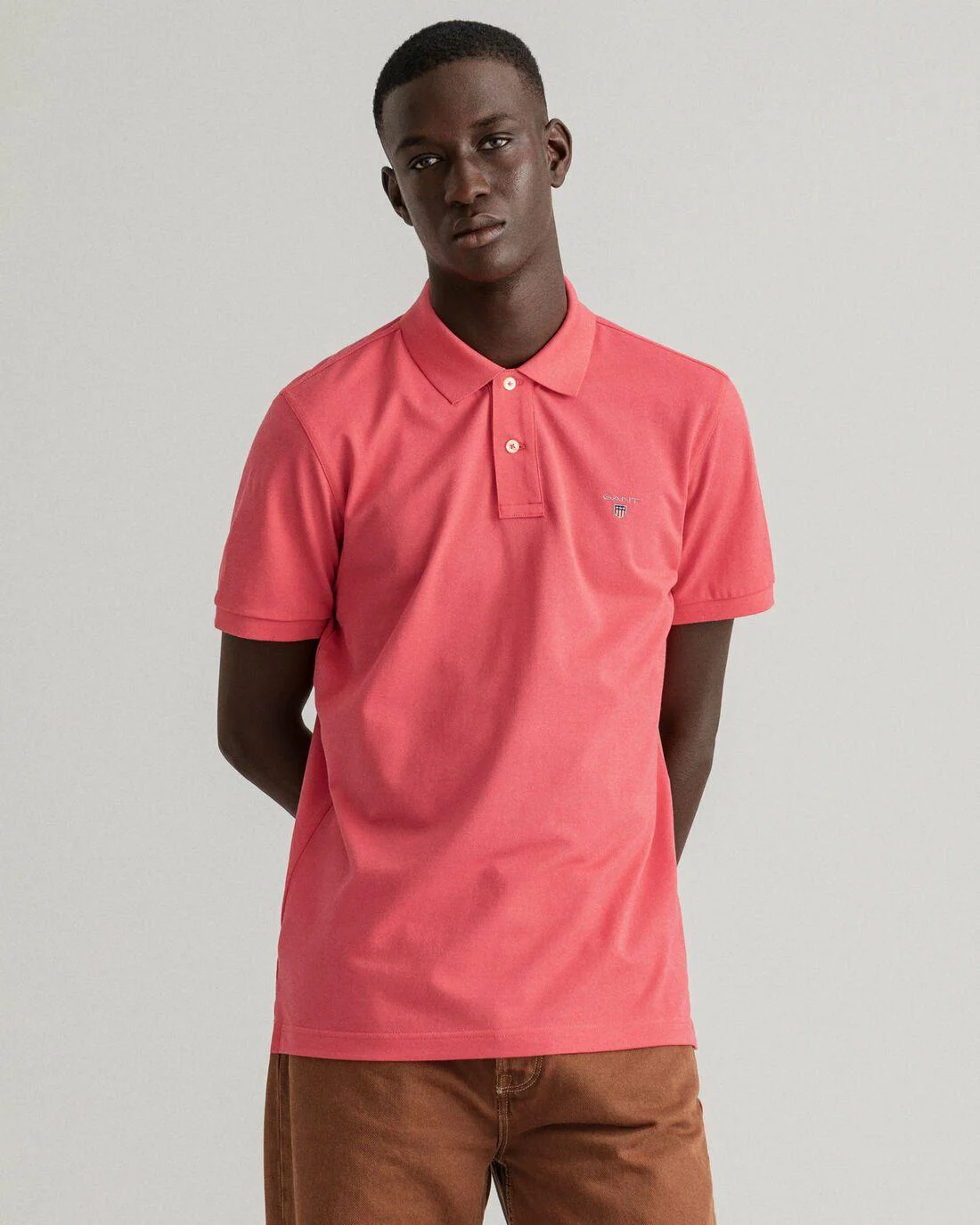 Polo Shirts | Mens GANT Original Piqué Polo Shirt Watermelon Pink