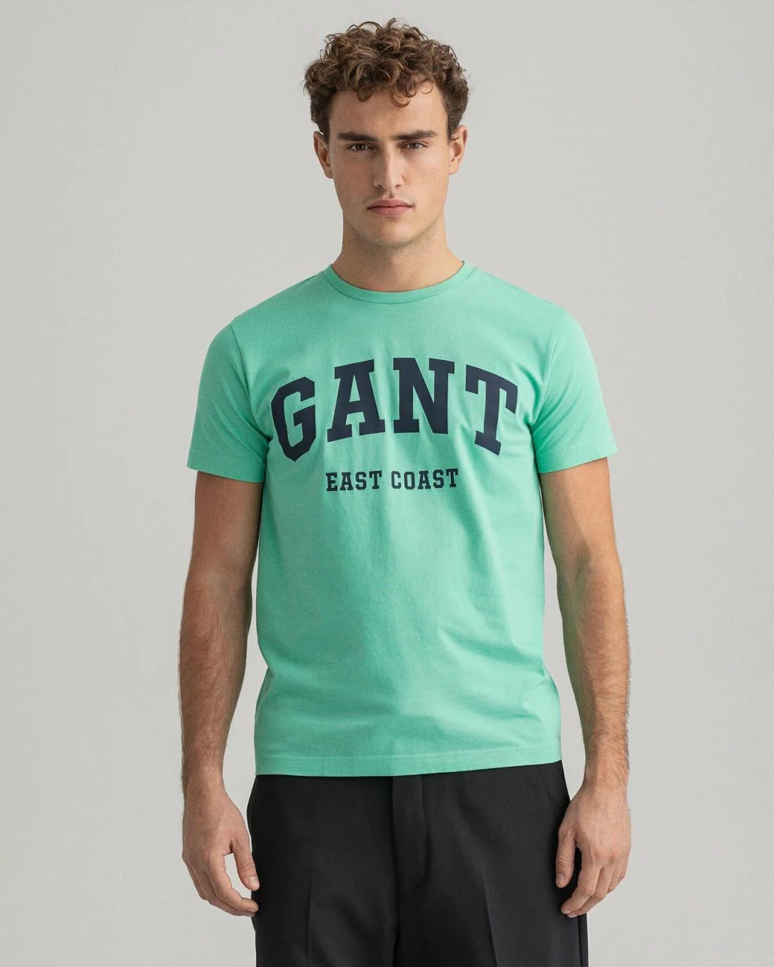 T-Shirts | Mens GANT Logo T-Shirt Spearmint