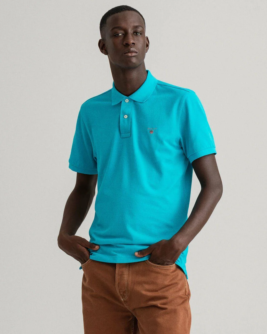 Polo Shirts | Mens GANT Original Piqué Polo Shirt Turquoise Lagoon