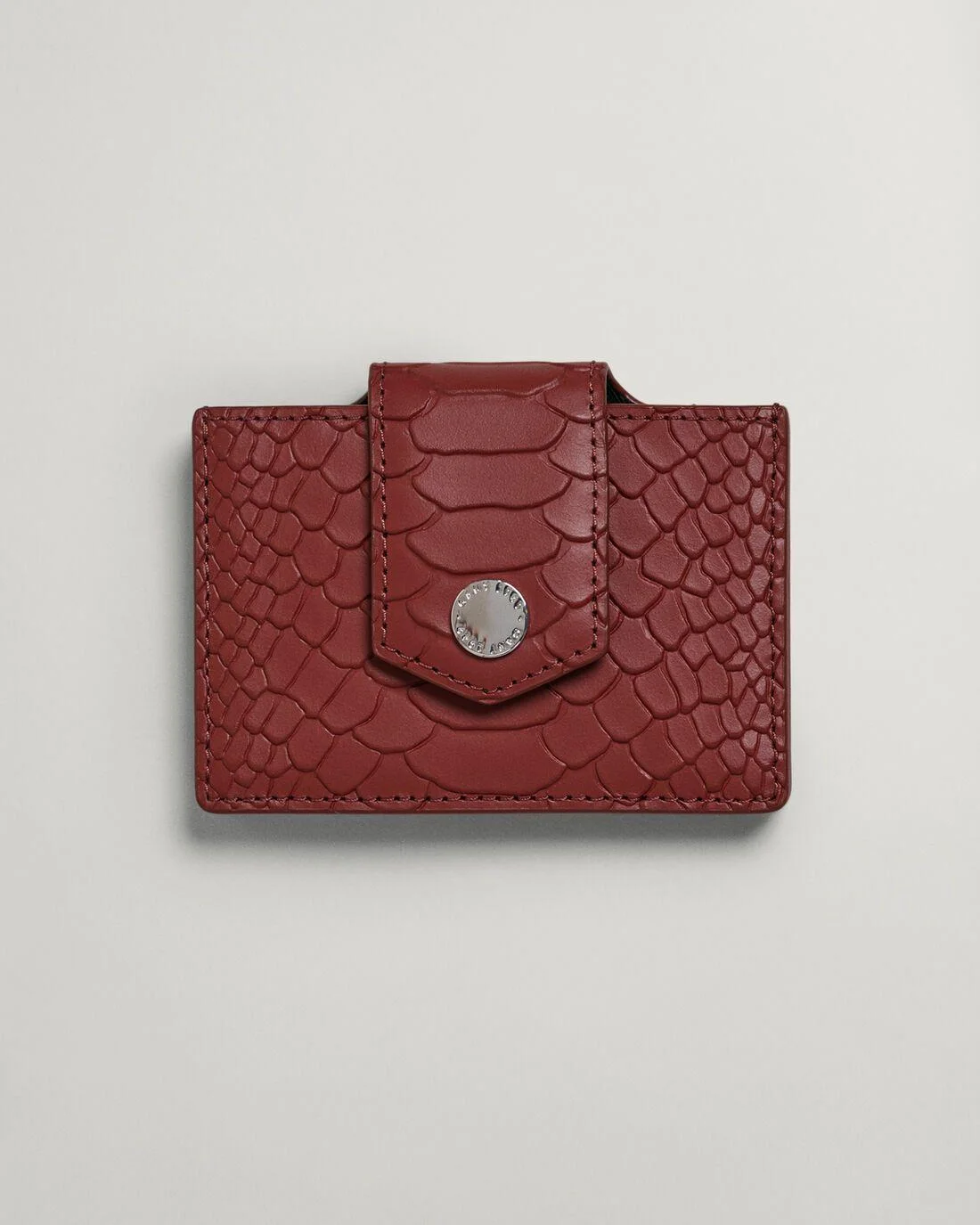 Bags | Womens GANT Icon G Leather Card Wallet Burgundy