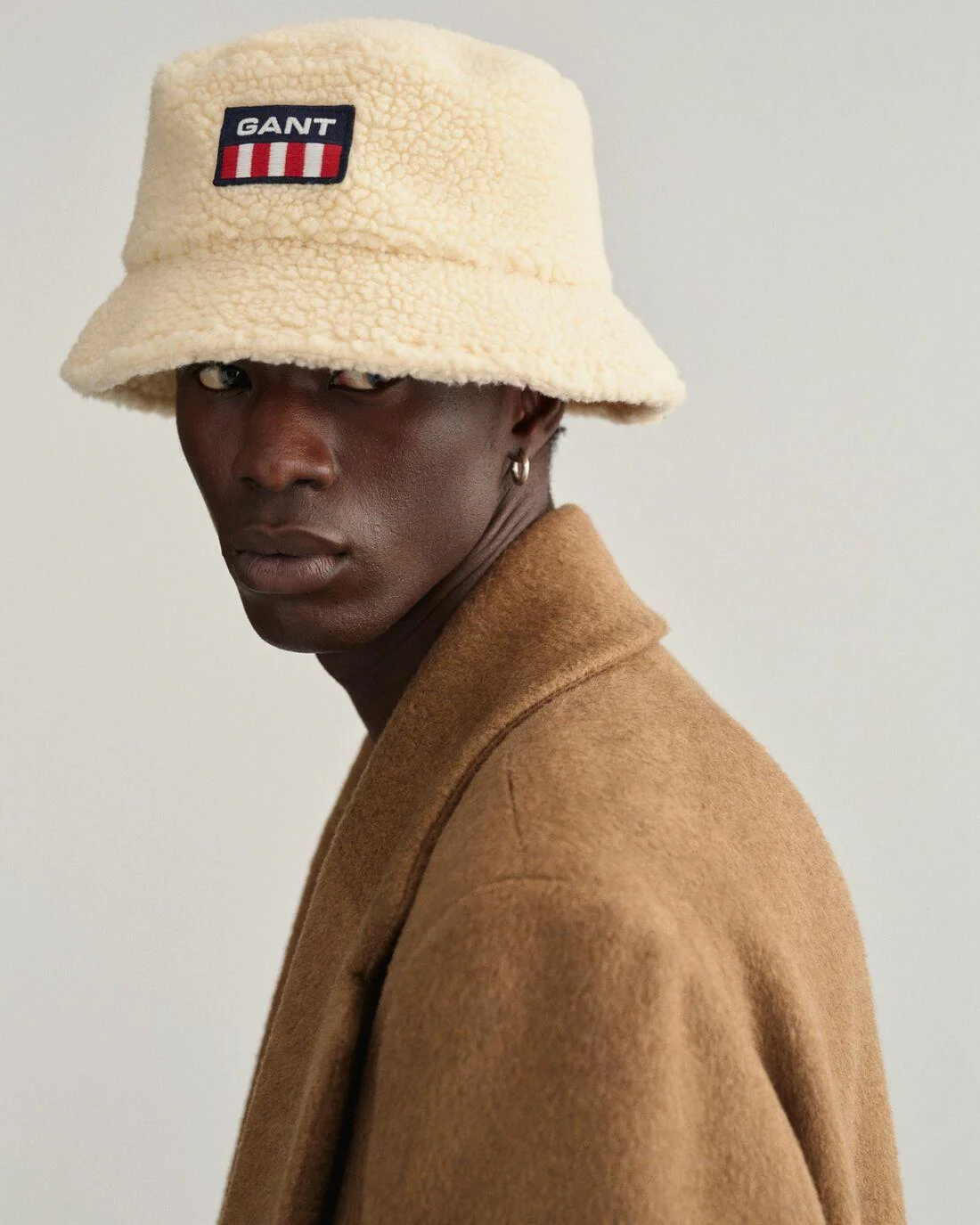 Caps And Hats | Mens GANT Pile Bucket Hat Cream