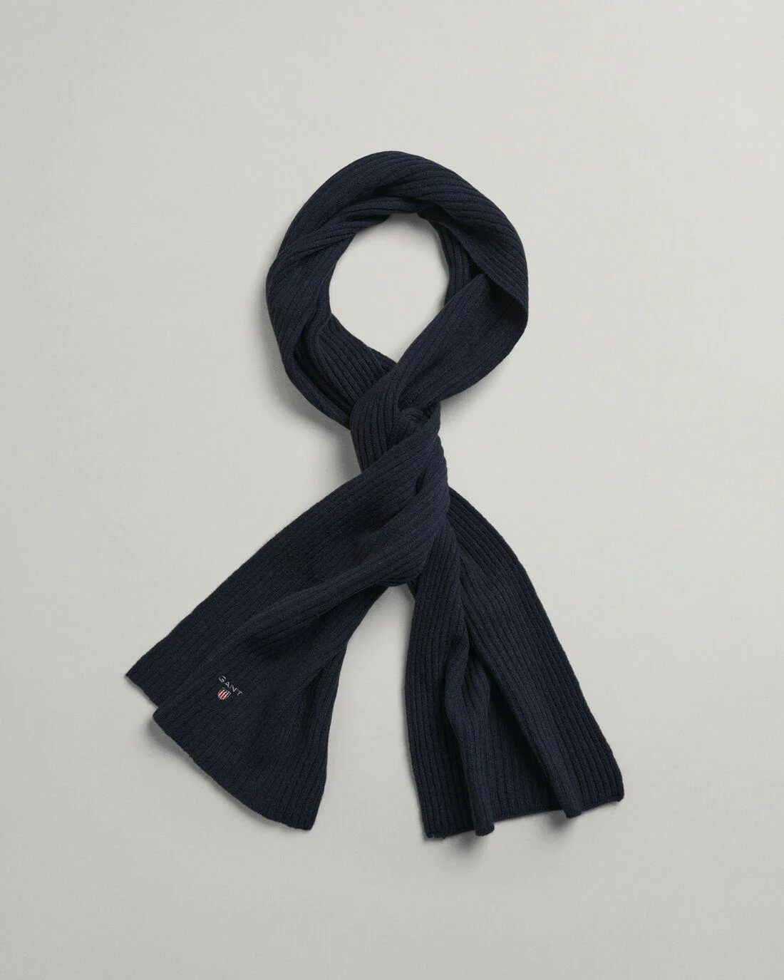 Gloves &amp; Scarves | Mens GANT Wool Knit Scarf Marine