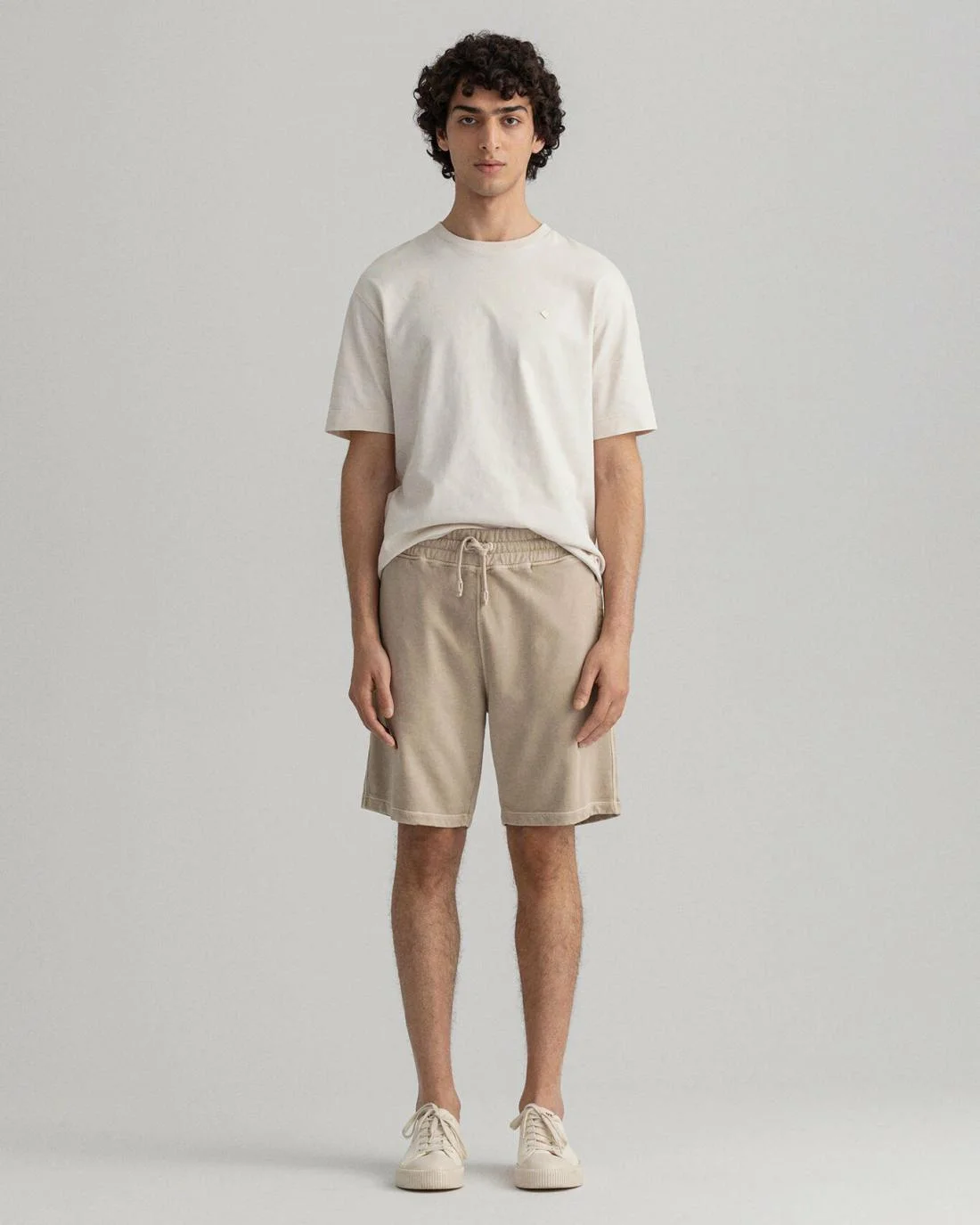 Shorts | Mens GANT Sunfaded Sweat Shorts Plaza Taupe