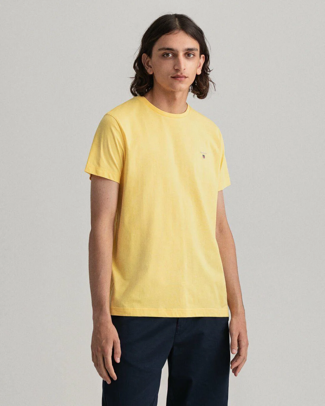 T-Shirts | Mens GANT Original T-Shirt Banana Yellow