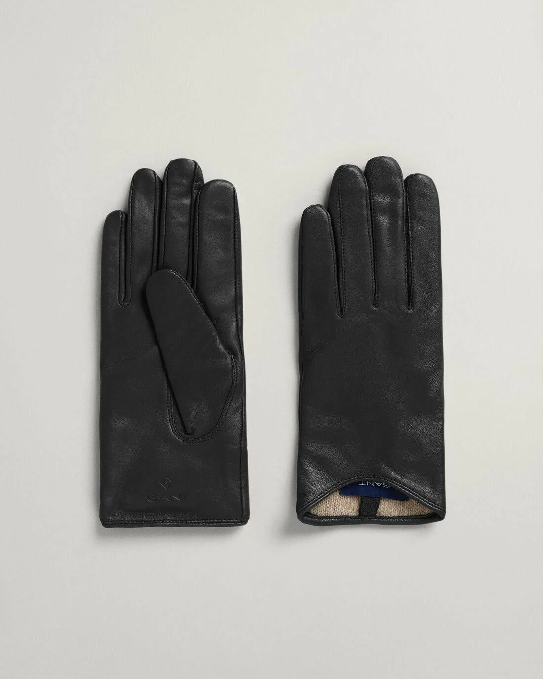 Gloves | Womens GANT Leather Gloves Black