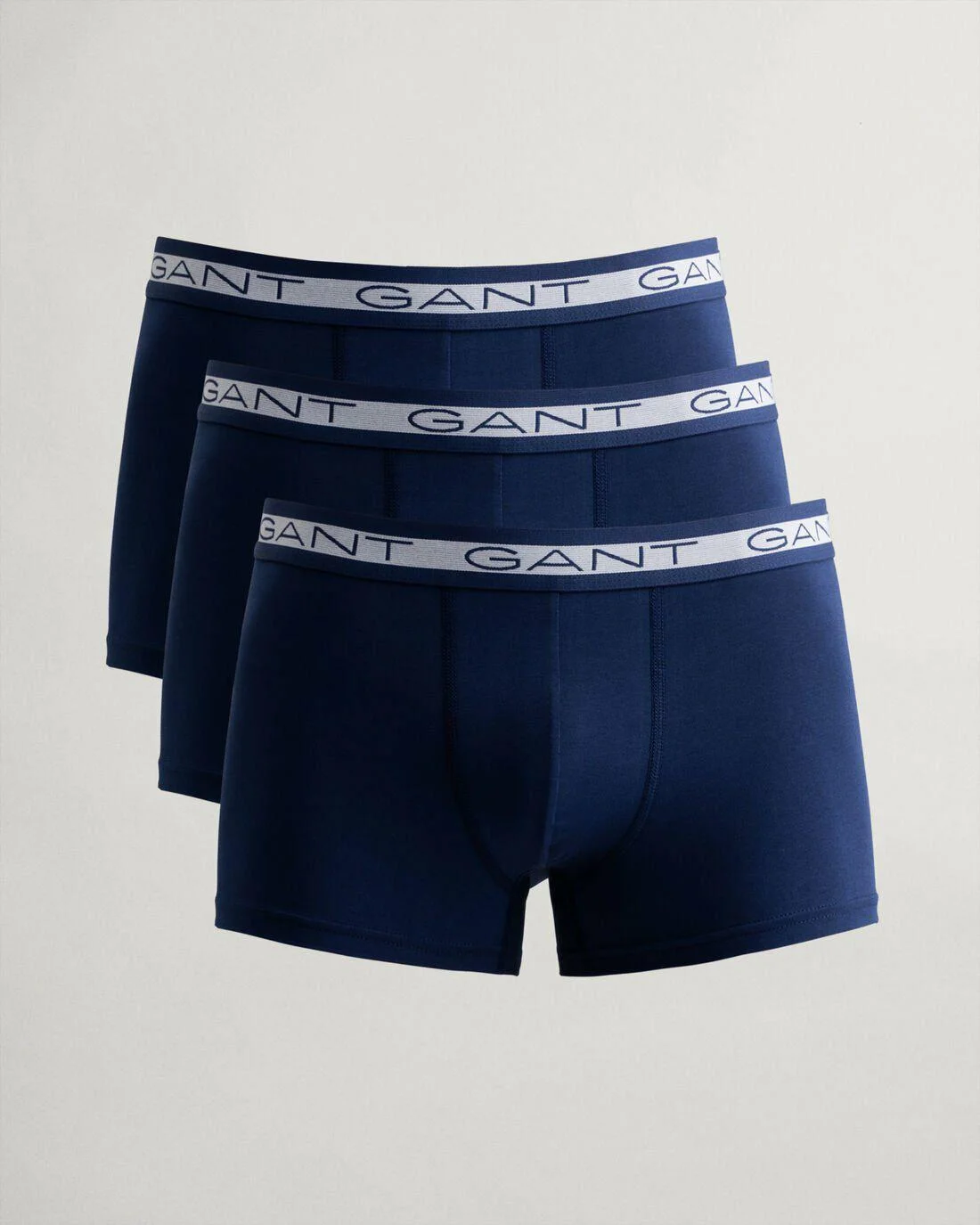 Underwear | Mens GANT 3-Pack Basic Trunks Persian Blue