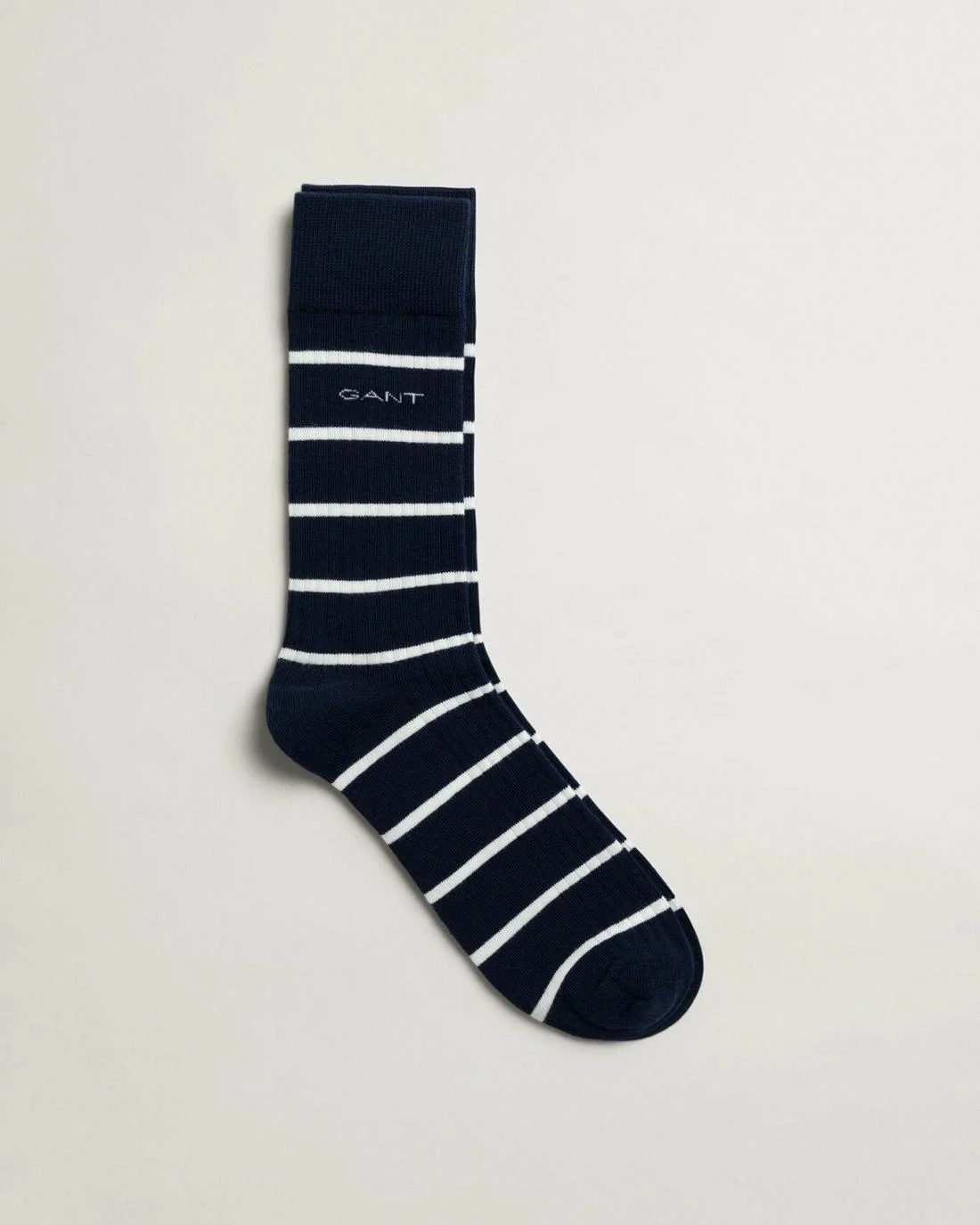 Socks | Mens GANT Breton Stripe Ribbed Socks Evening Blue