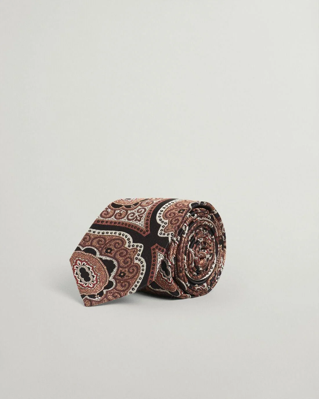 Gloves &amp; Scarves | Mens GANT Paisley Tie Cocoa Bean