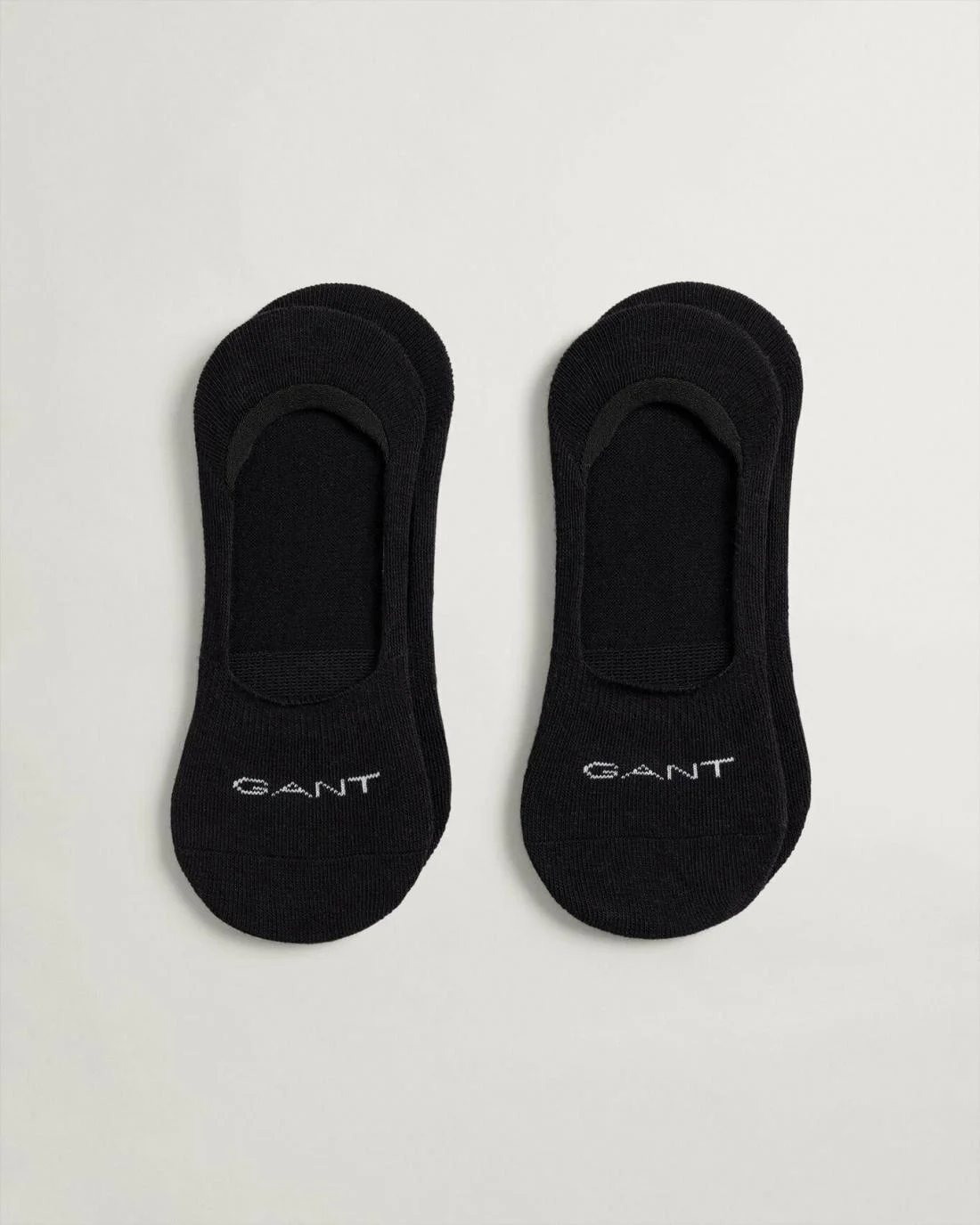 Socks | Womens GANT 2-Pack Solid Invisible Socks Black