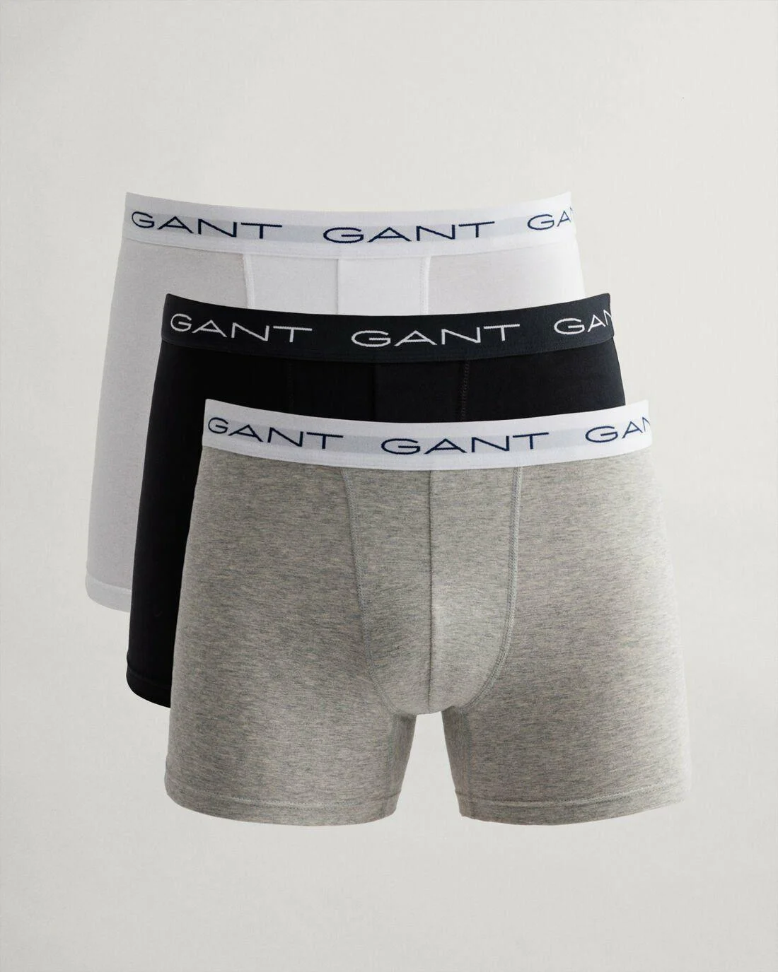 Underwear | Mens GANT 3-Pack Boxer Briefs Grey Melange