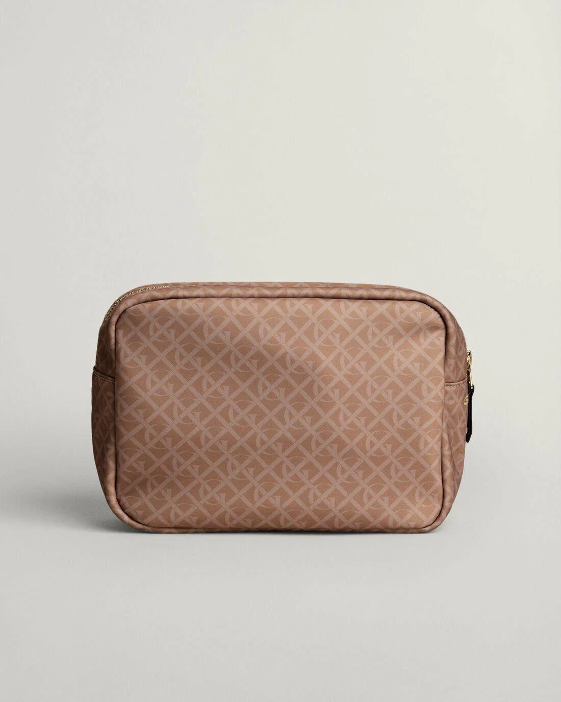 Socks | Womens GANT Monogram Print Wash Bag Dark Khaki