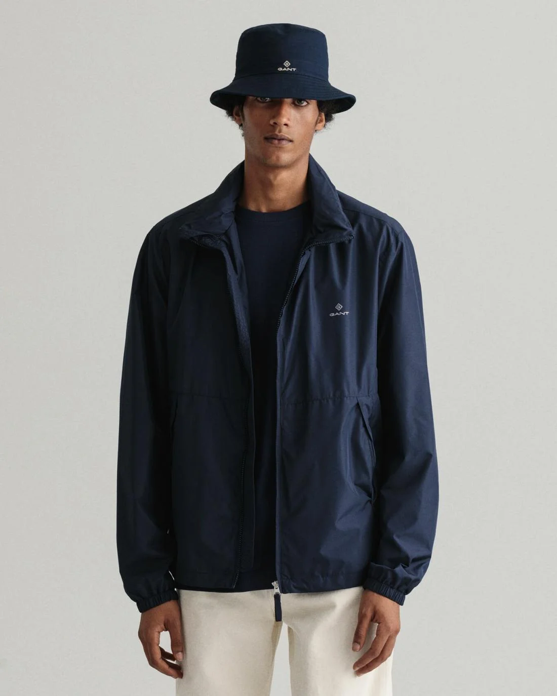 Jackets And Coats | Mens GANT Light Windshielder Evening Blue