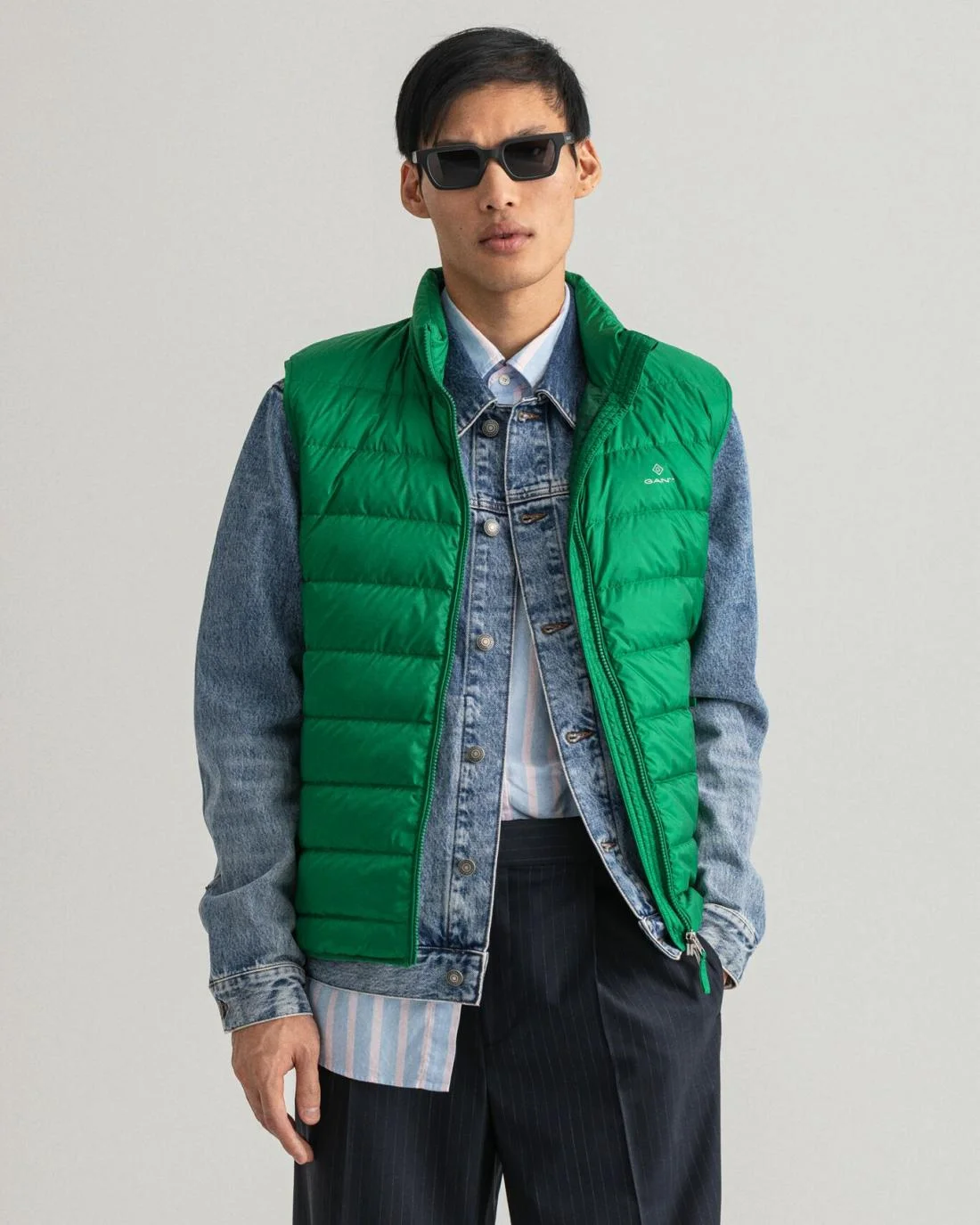 Jackets And Coats | Mens GANT Light Down Gilet Lavish Green