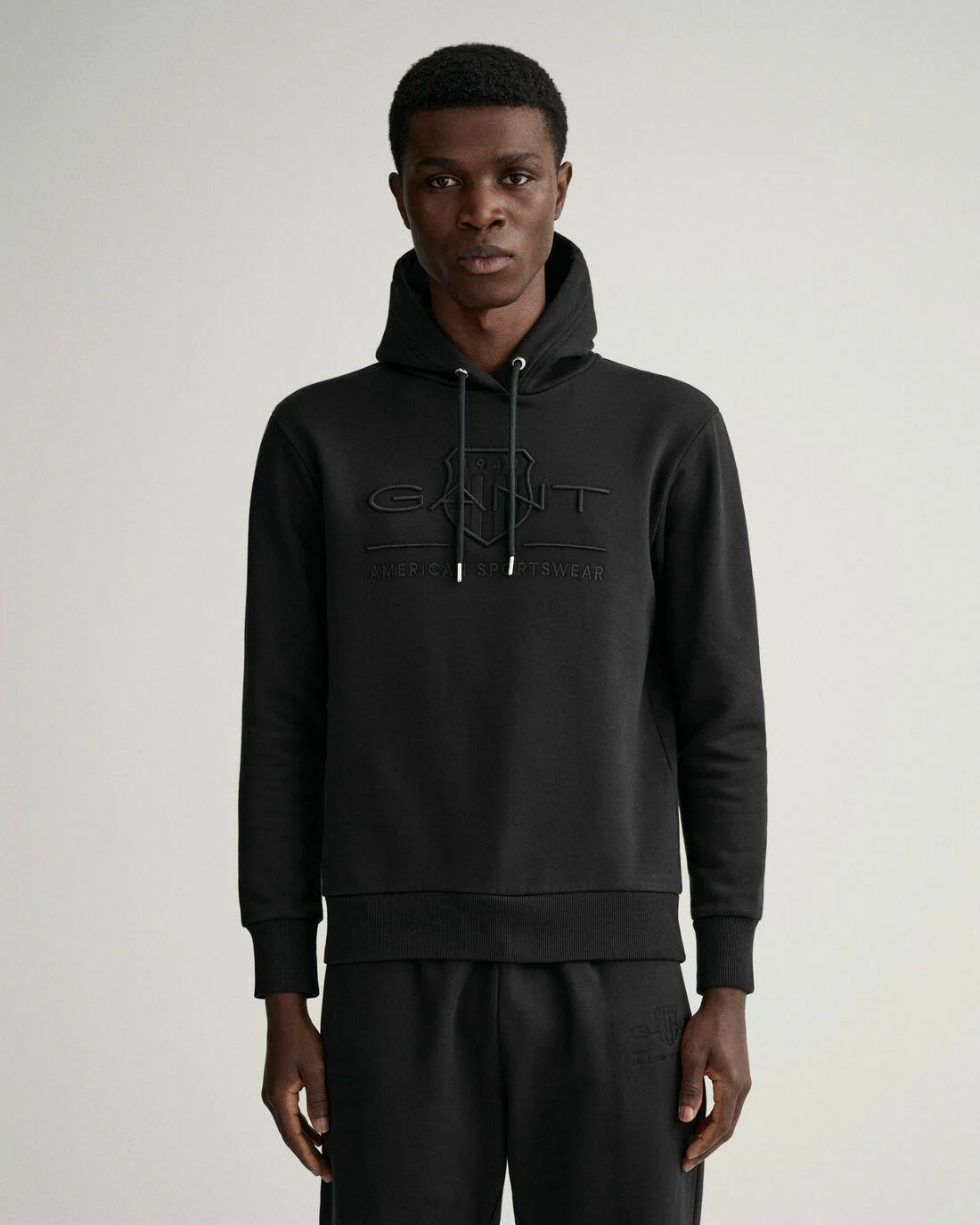 Hoodies And Sweats | Mens GANT Tonal Archive Shield Hoodie Black