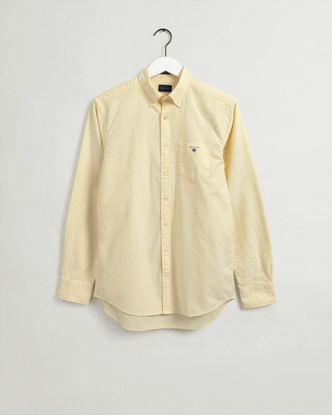 Shirts | Mens GANT Regular Fit Oxford Shirt Banana Yellow