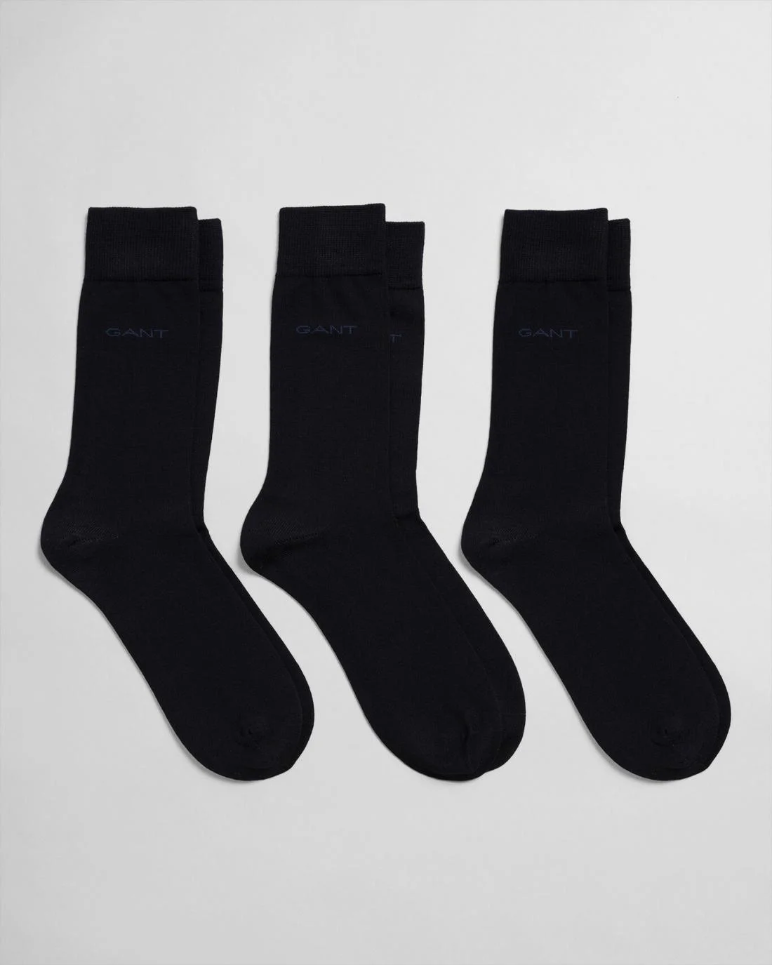 Socks | Mens GANT 3-Pack Mercerized Cotton Socks Marine