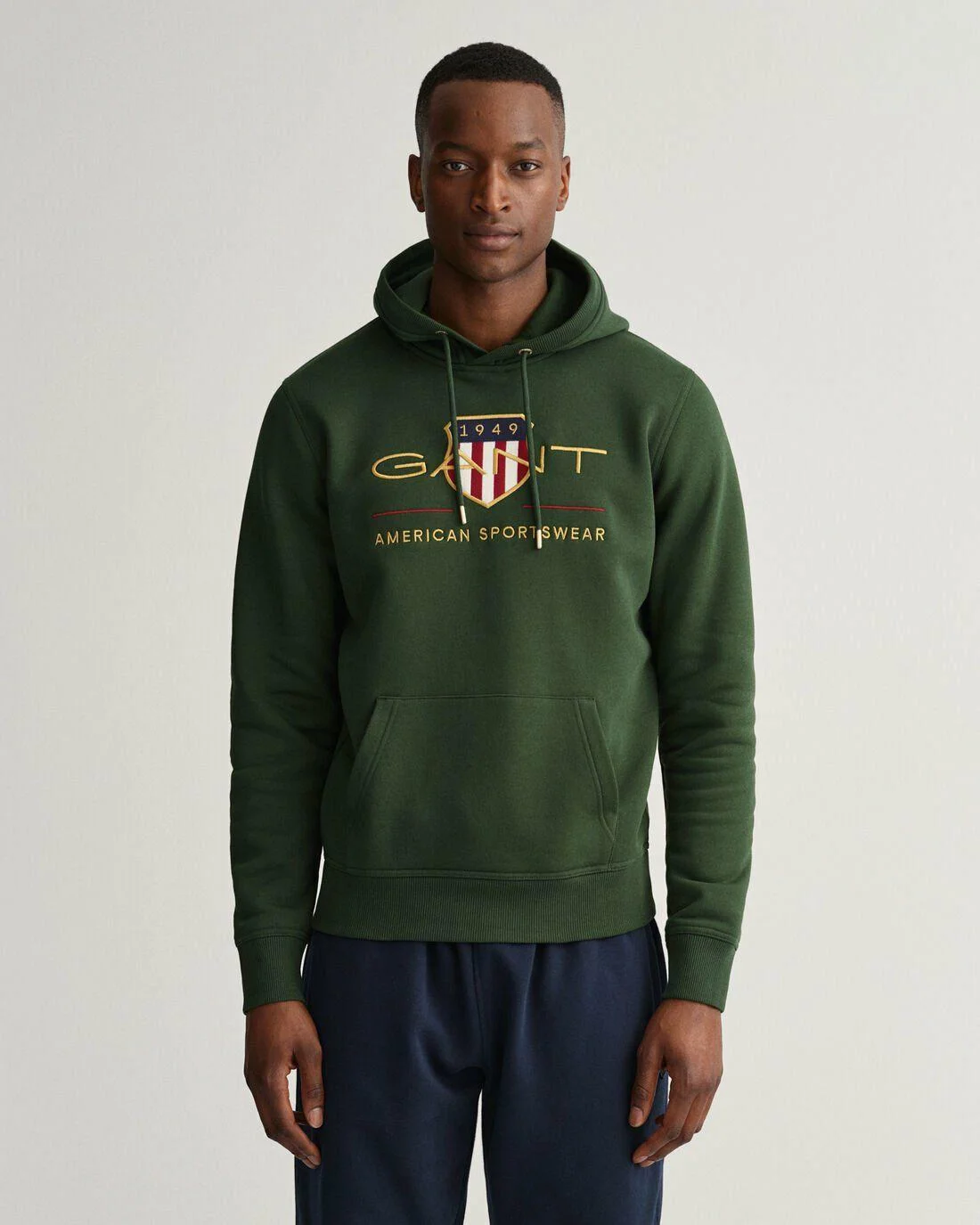 Hoodies And Sweats | Mens GANT Archive Shield Hoodie Storm Green