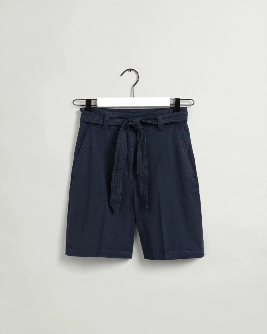 Shorts And Skirts | Womens GANT Tie Belt Fluid Shorts Evening Blue