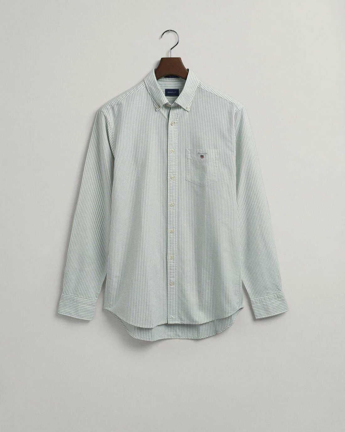 Shirts | Mens GANT Regular Fit Banker Oxford Shirt Eucalyptus Green