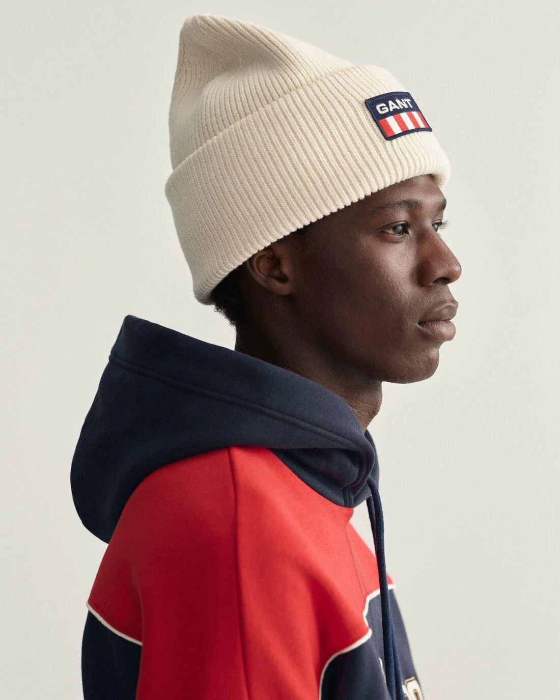 Caps And Hats | Mens GANT Retro Shield Beanie Eggshell