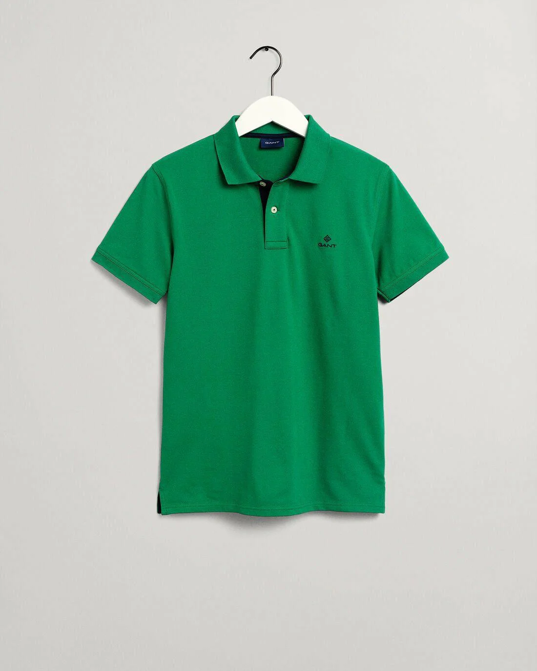 Polo Shirts | Mens GANT Contrast Collar Piqué Rugger Lavish Green