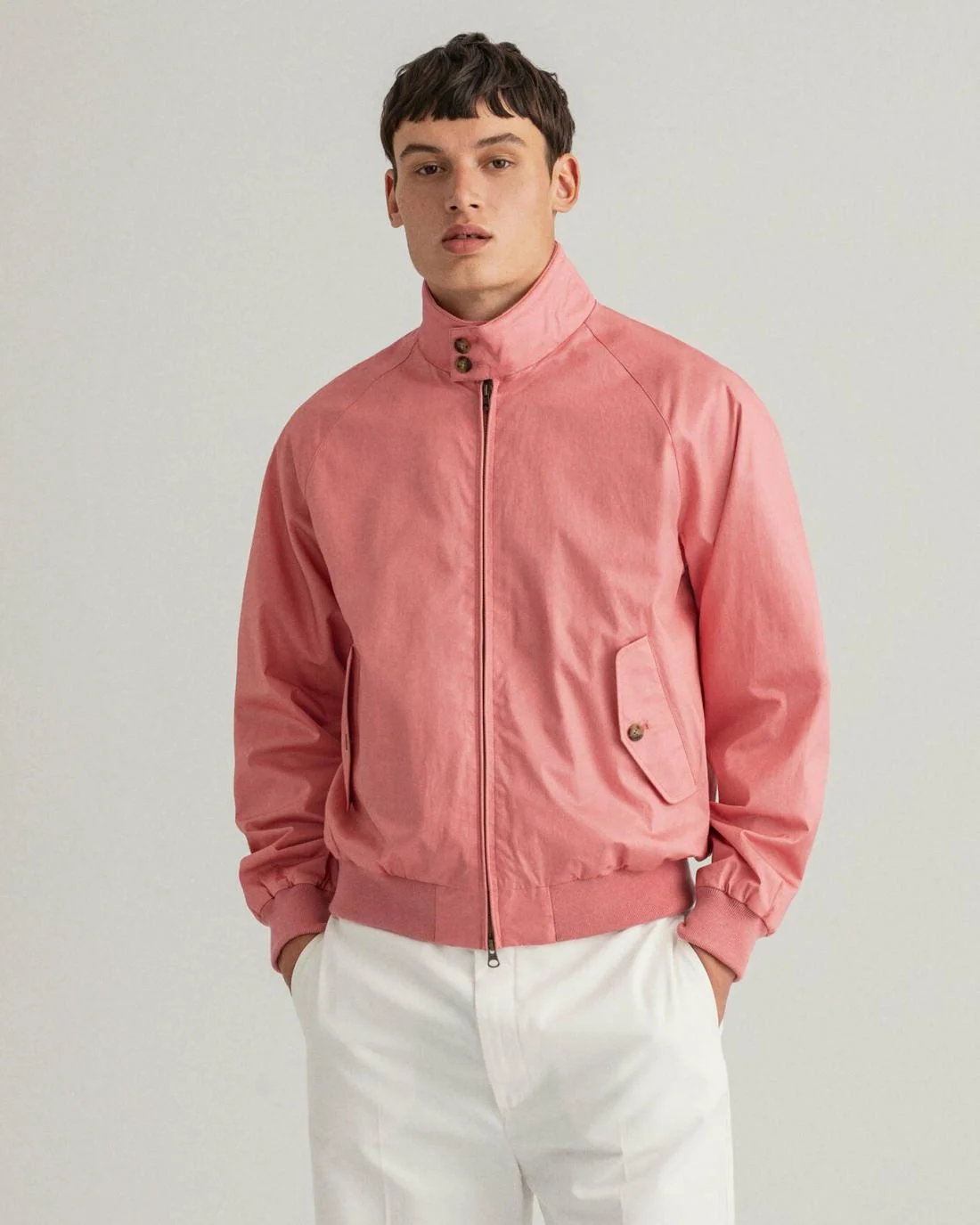 Jackets And Coats | Mens GANT Cotton Harrington Jacket Rapture Rose