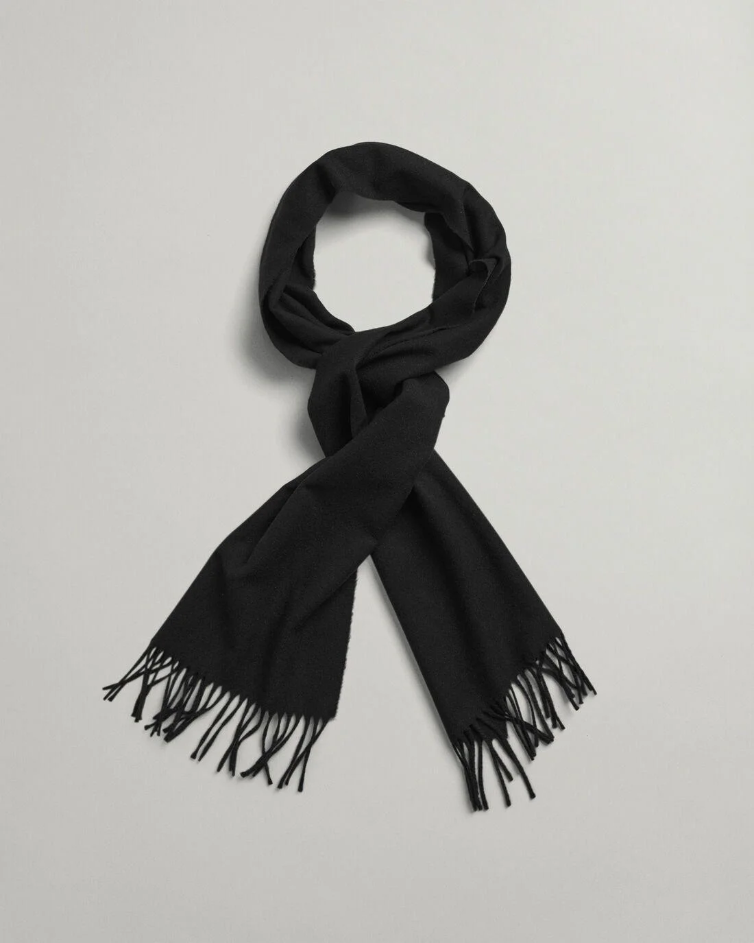 Gloves &amp; Scarves | Mens GANT Solid Wool Scarf Black