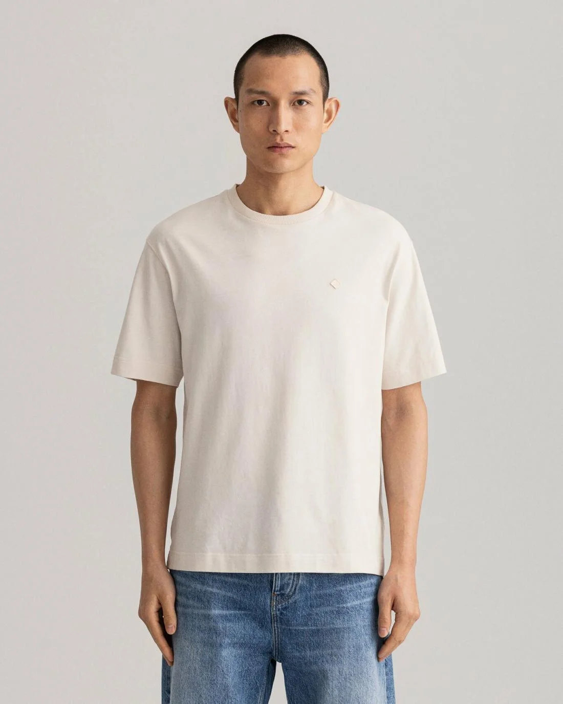 T-Shirts | Mens GANT Icon G Essential T-Shirt Caulk White