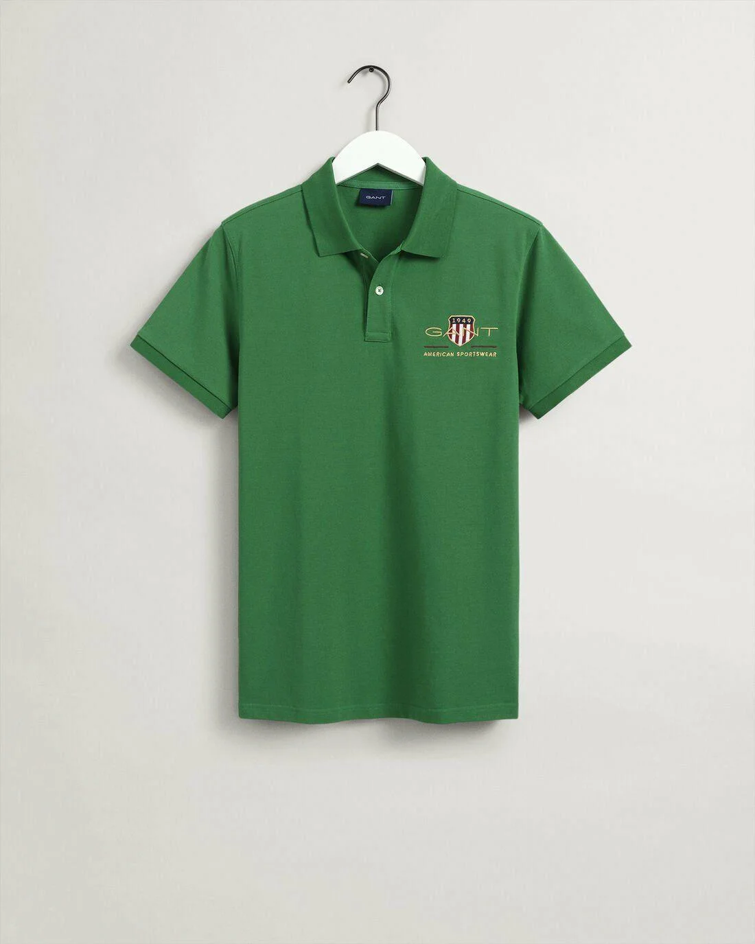 Polo Shirts | Mens GANT Archive Shield Piqué Polo Shirt Lavish Green