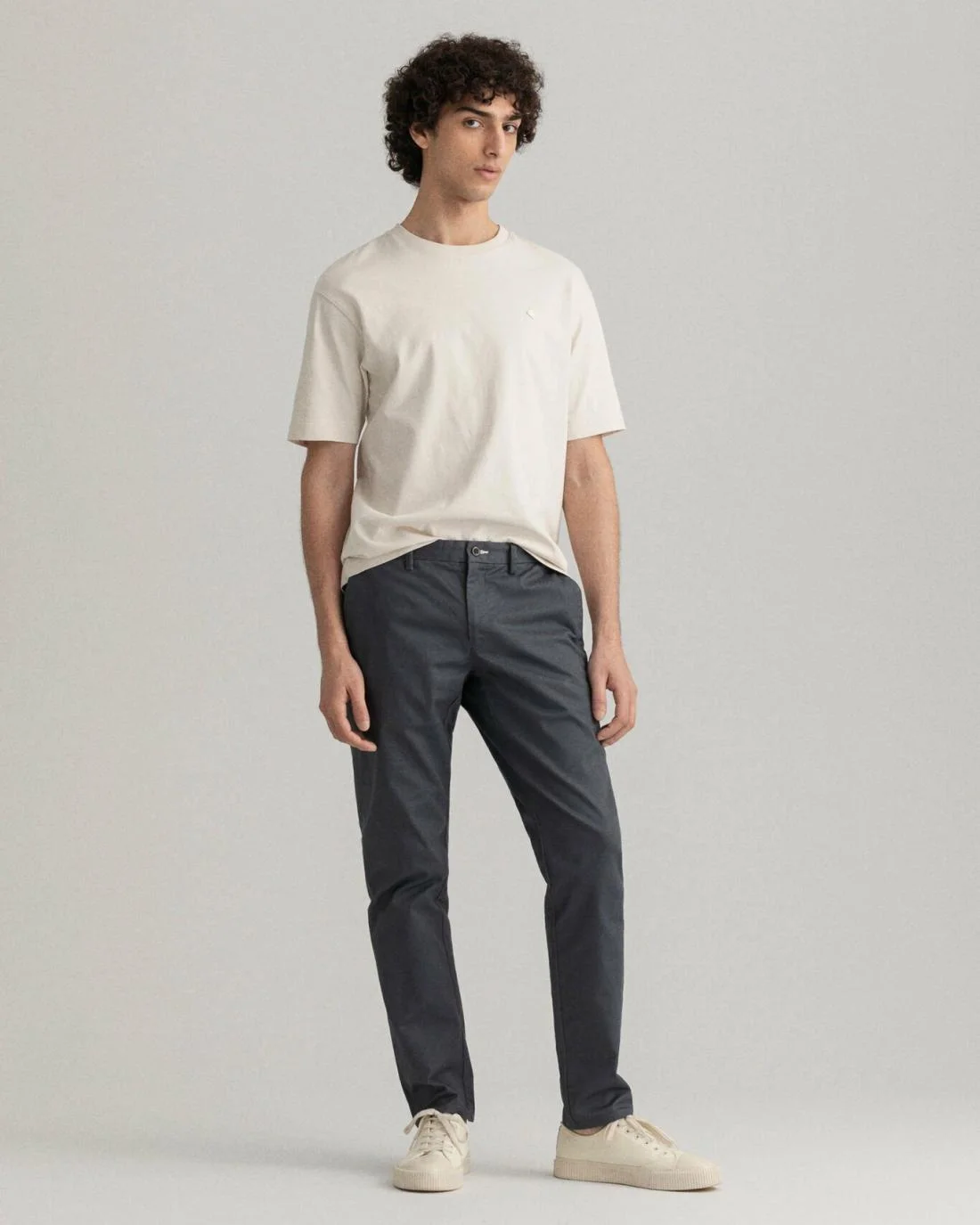 Chinos | Mens GANT Hallden Slim Fit Tech Prep™ Chinos Antracite