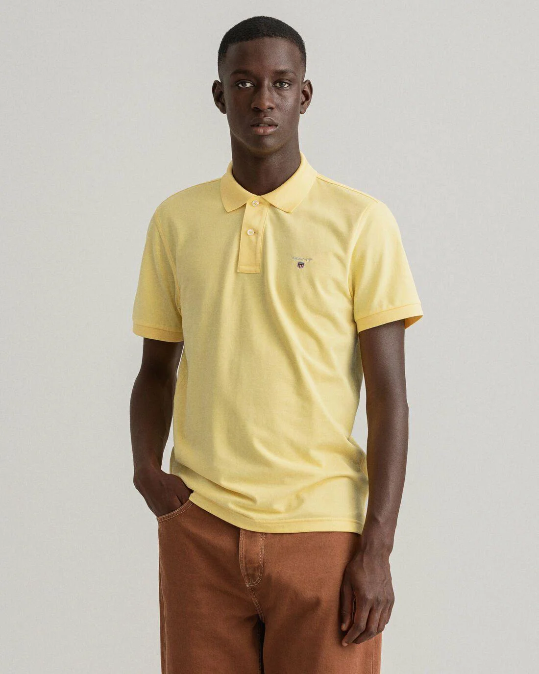 Polo Shirts | Mens GANT Original Piqué Polo Shirt Banana Yellow