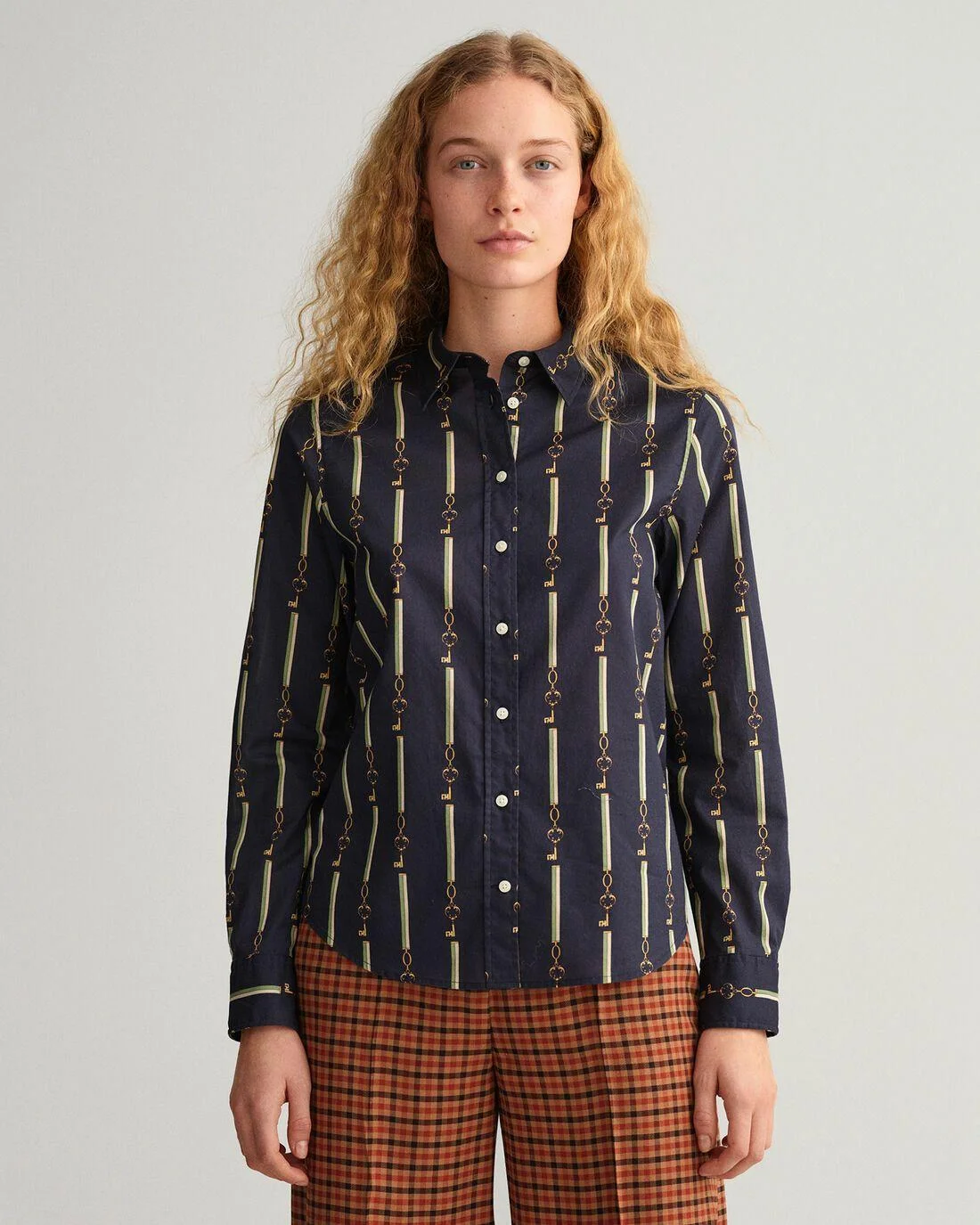 Shirts And Blouses | Womens GANT Regular Fit American Luxe Cotton Voile Shirt Evening Blue