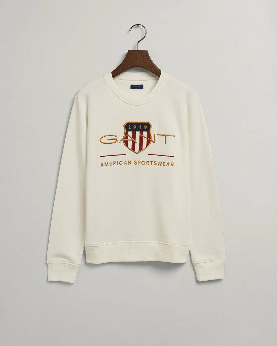 Hoodies And Sweats | Womens GANT Archive Shield Crew Neck Sweater Eggshell