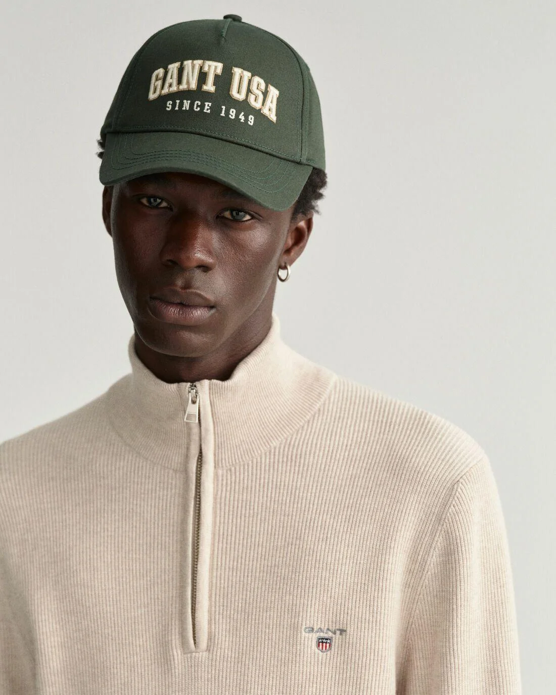 Caps And Hats | Mens GANT Usa Graphic Cap Storm Green