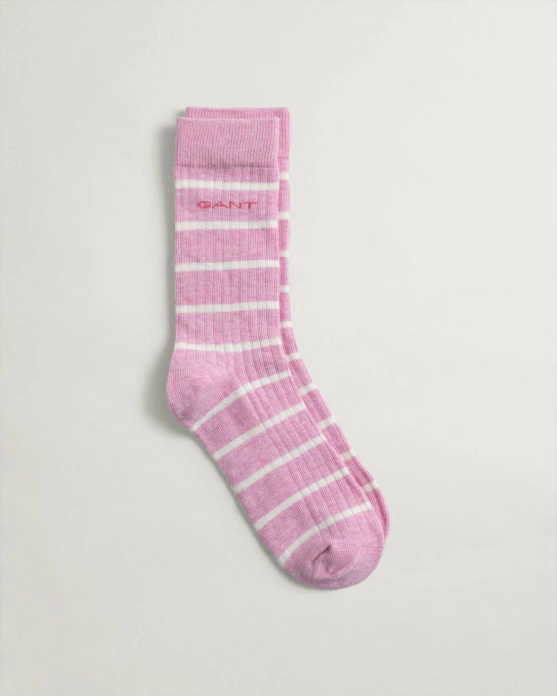 Socks | Womens GANT Melange Breton Stripe Socks Light Pink Melange