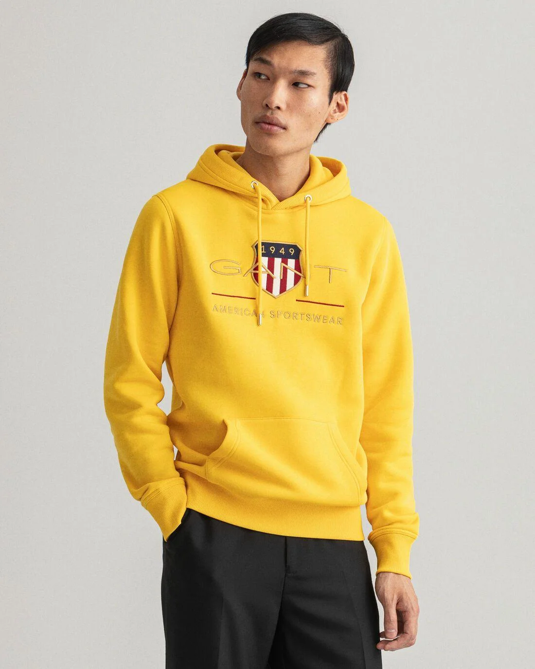 Hoodies And Sweats | Mens GANT Archive Shield Hoodie Solar Power