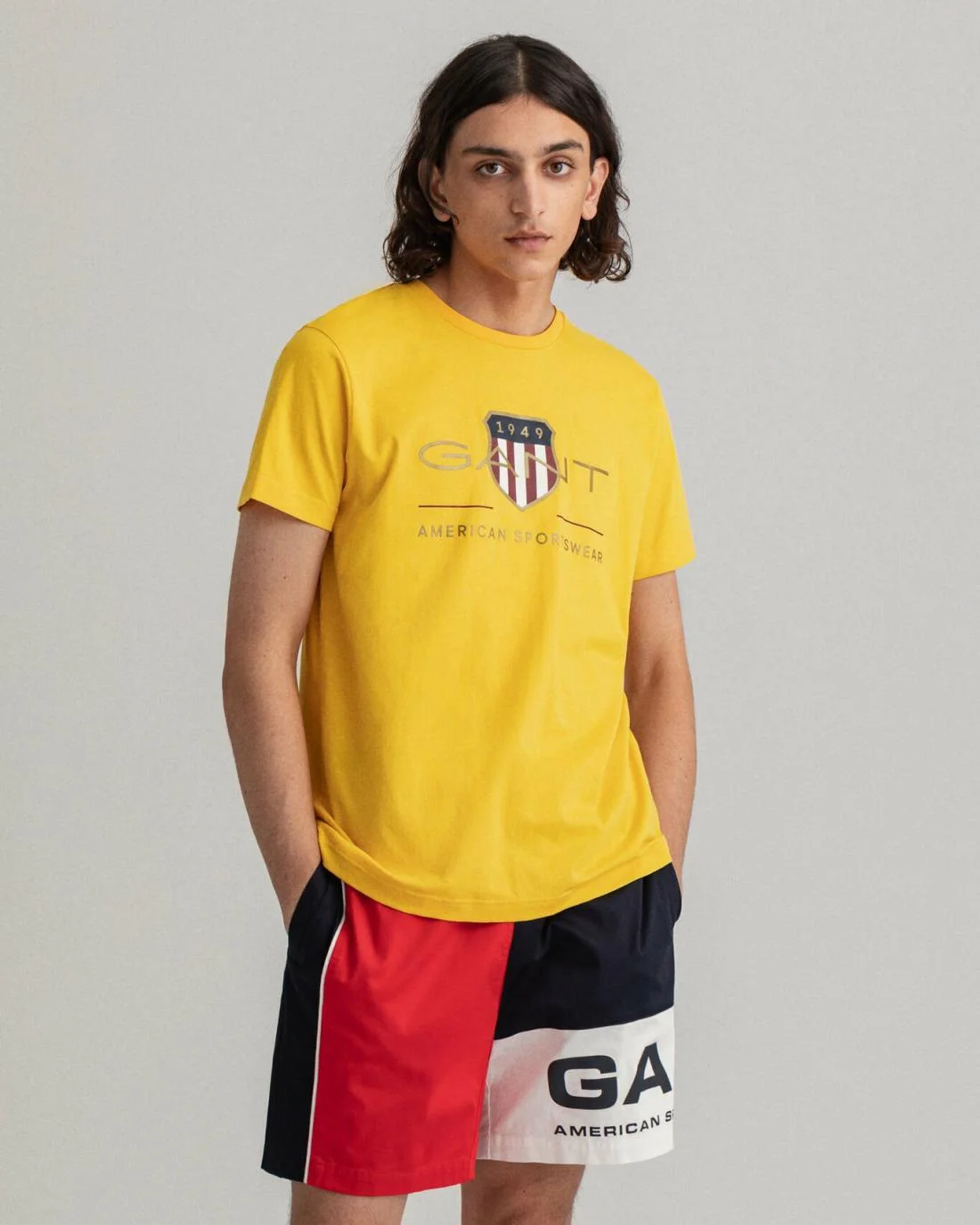 T-Shirts | Mens GANT Archive Shield T-Shirt Solar Power