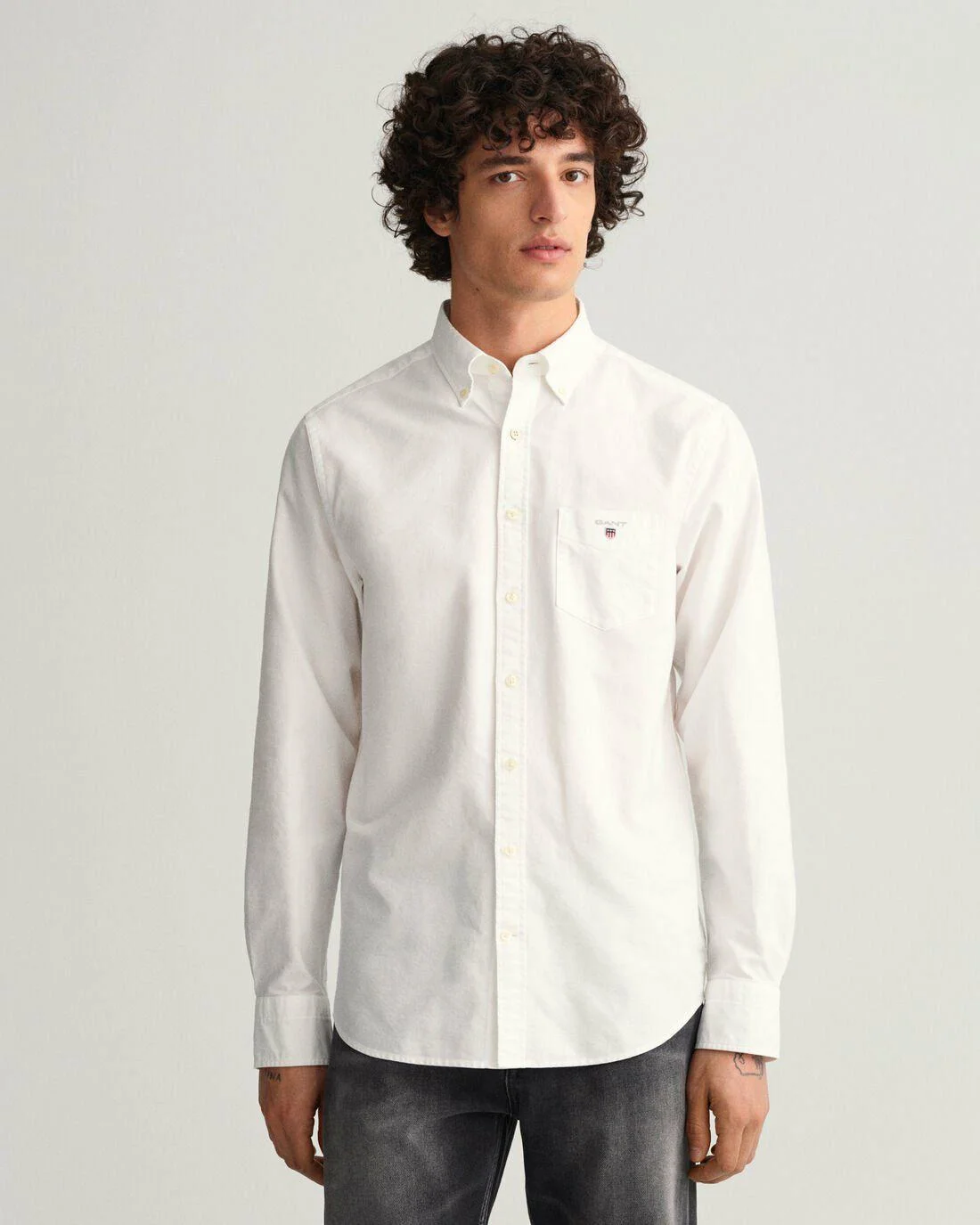 Shirts | Mens GANT Regular Fit Oxford Shirt White