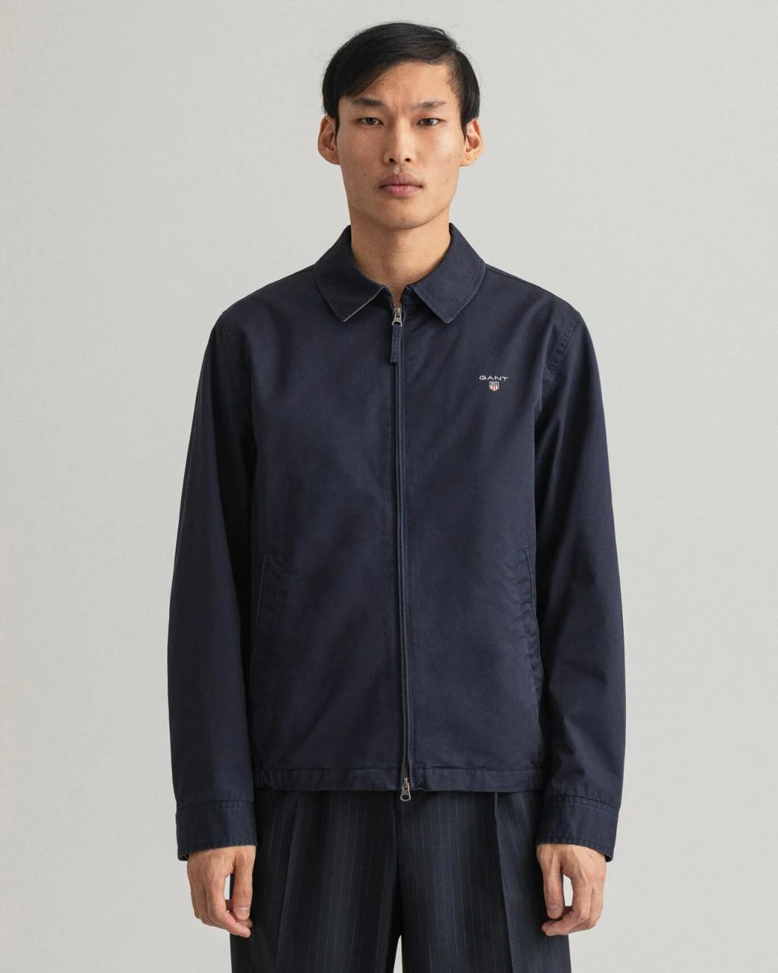 Jackets And Coats | Mens GANT Cotton Windcheater Evening Blue