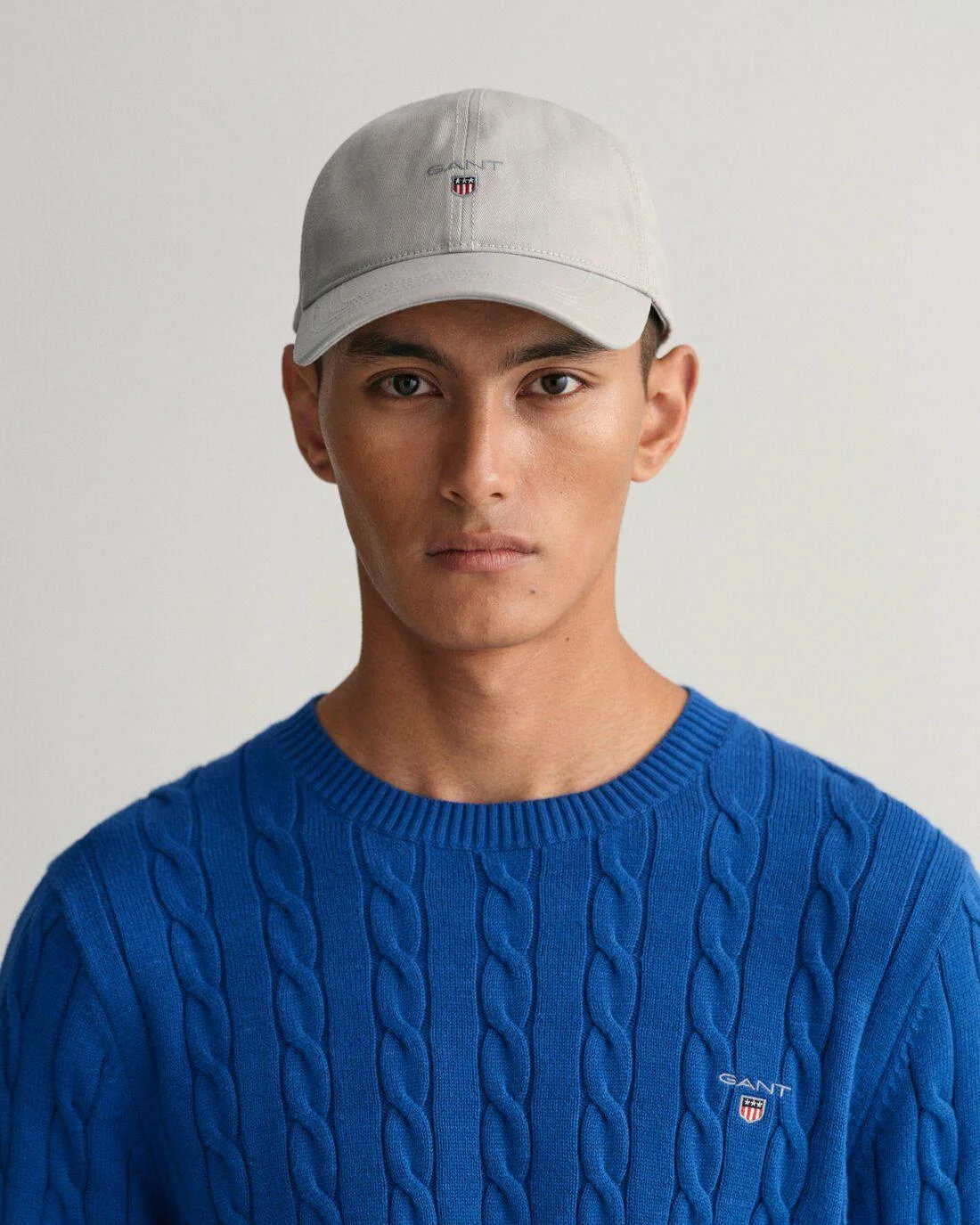 Caps And Hats | Mens GANT Cotton Twill Cap Grey Melange