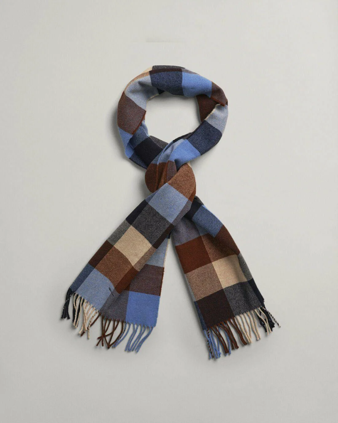 Scarves | Womens GANT Multi Check Scarf Evening Blue