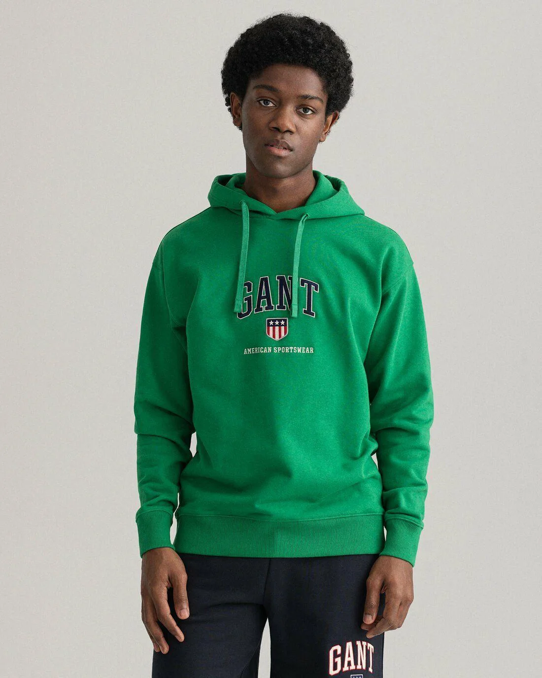 Hoodies And Sweats | Mens GANT Retro Shield Hoodie Lavish Green