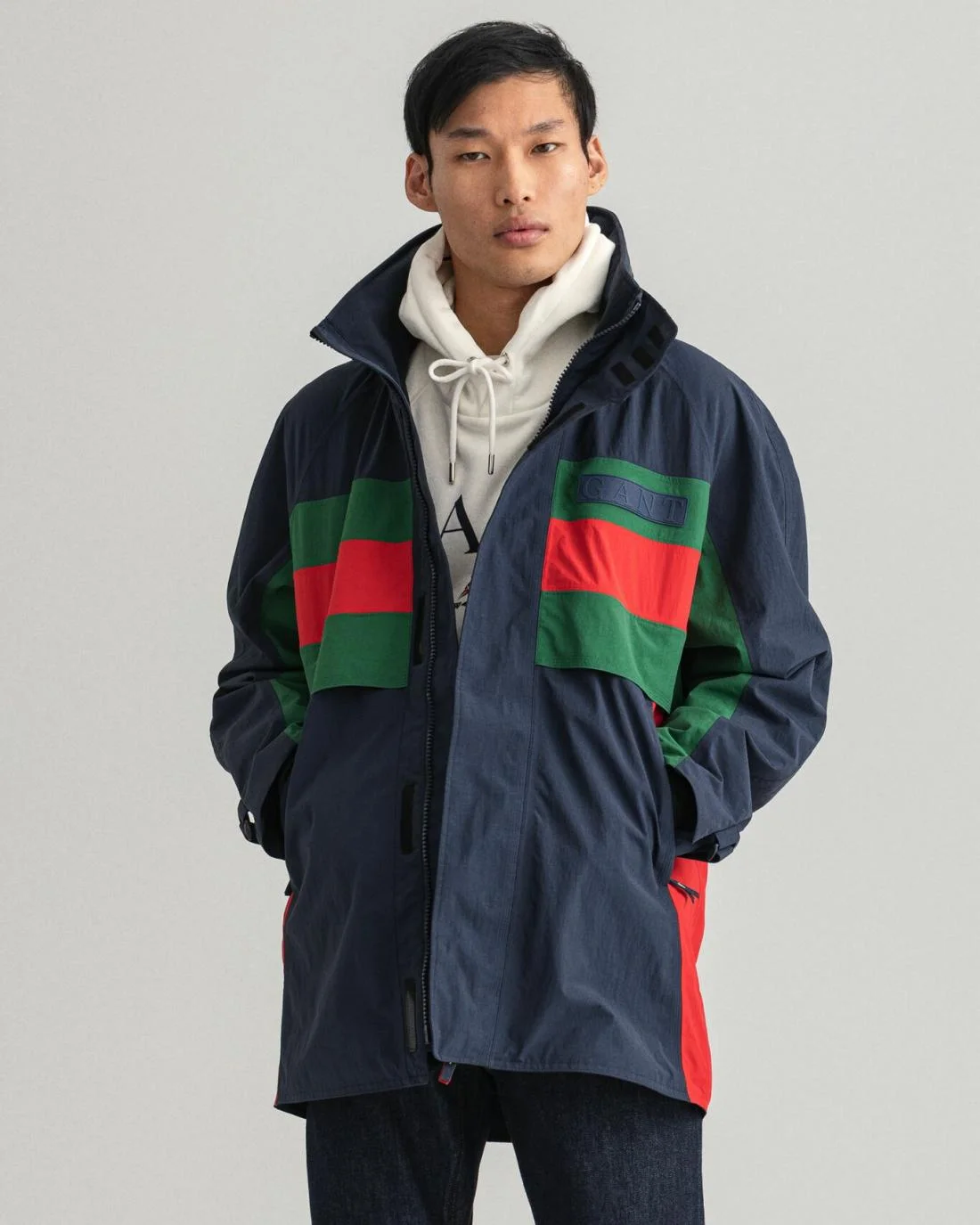 Jackets And Coats | Mens GANT Rough Weather Racing Jacket Marine