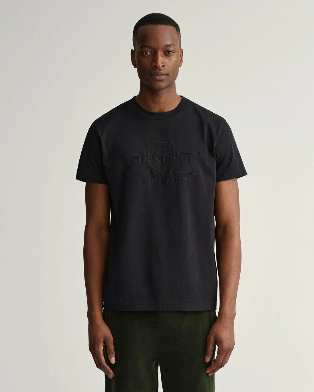 T-Shirts | Mens GANT Tonal Archive Shield T-Shirt Black