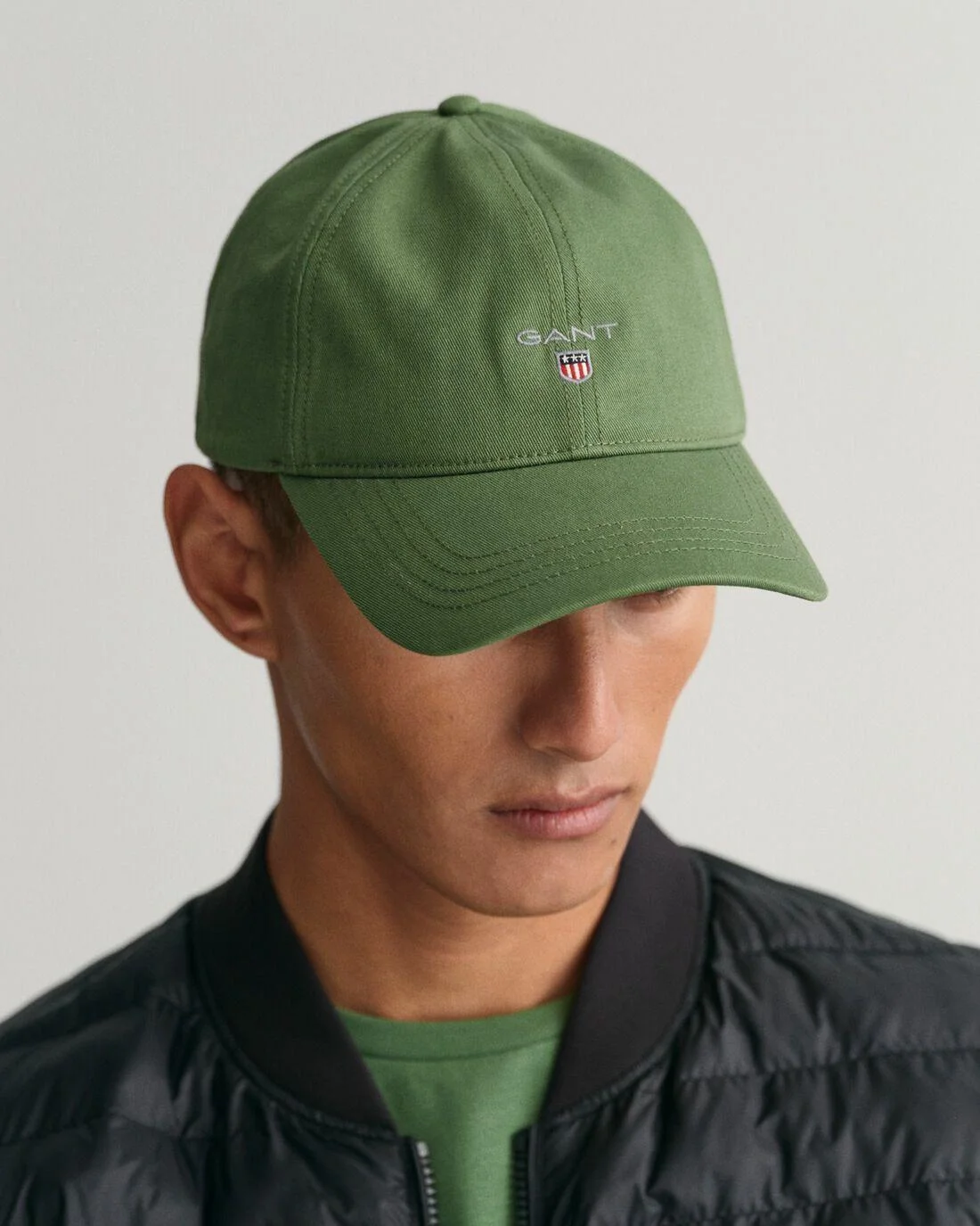 Caps And Hats | Mens GANT Cotton Twill Cap Leaf Green