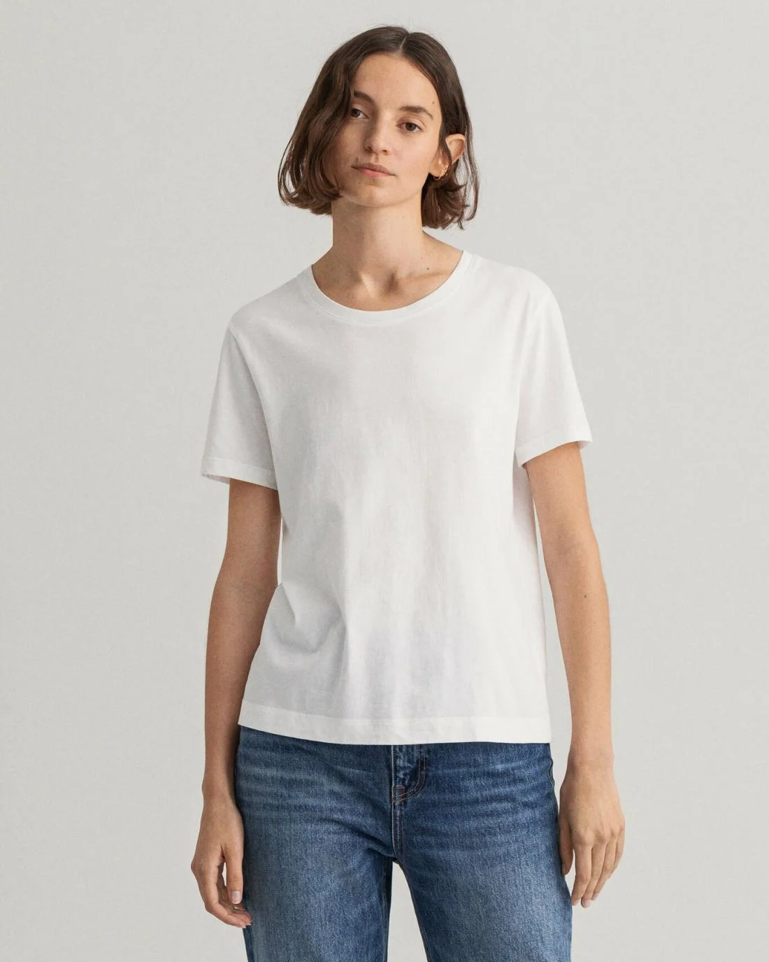 Polos And T-Shirts | Womens GANT Original T-Shirt White