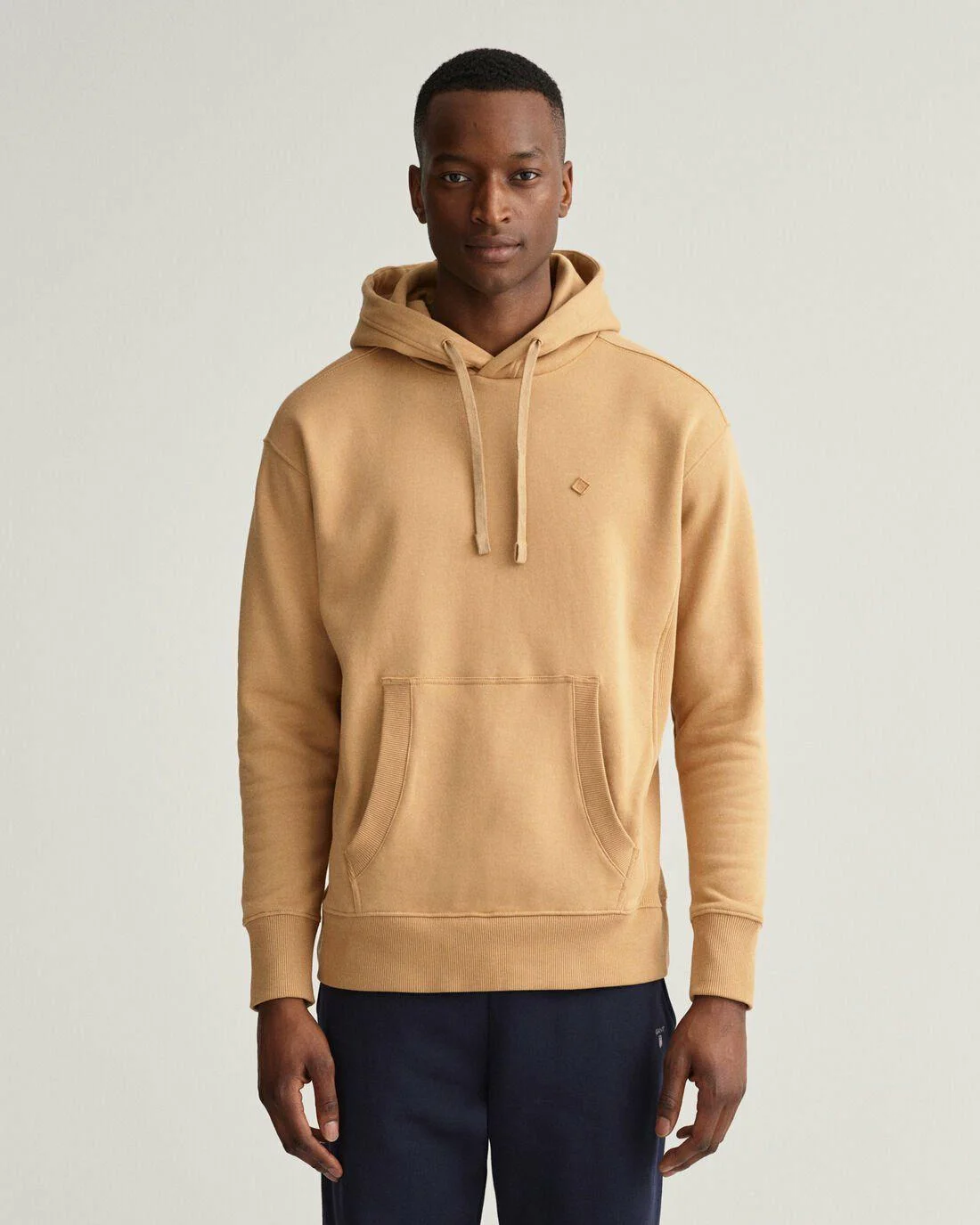 Hoodies And Sweats | Mens GANT Icon G Essential Sweat Hoodie Toffee Beige